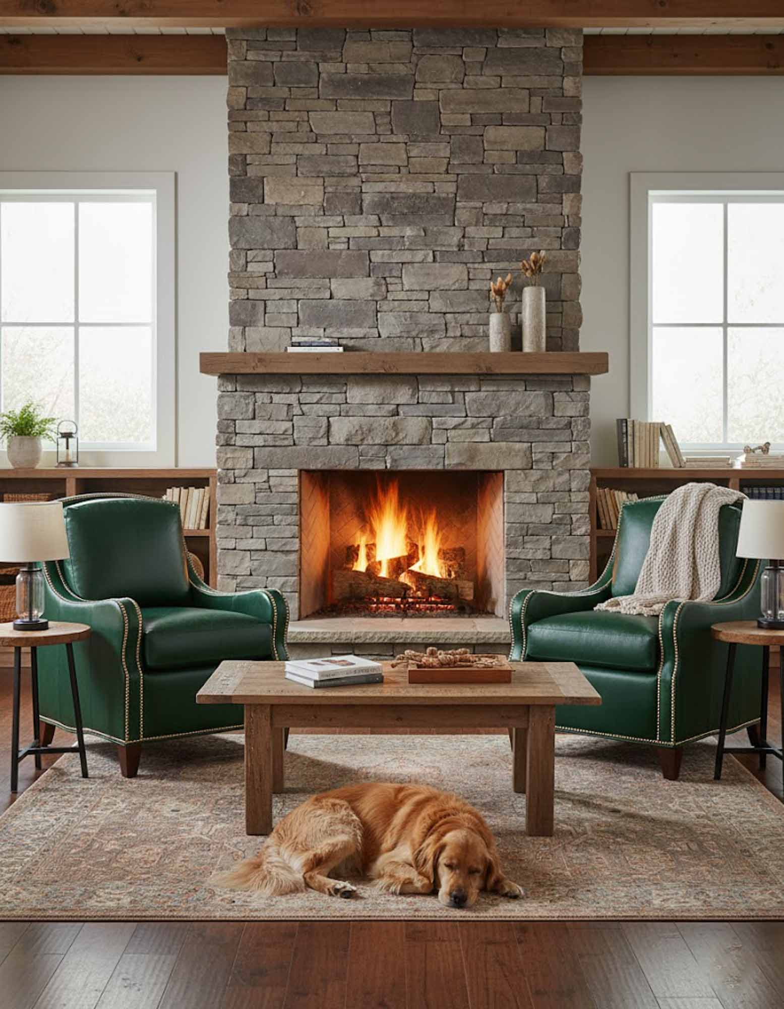 Freeman Leather Chair - Image 4