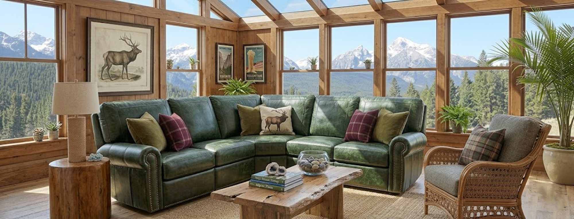 Frisco Leather Reclining Sectional - Image 10