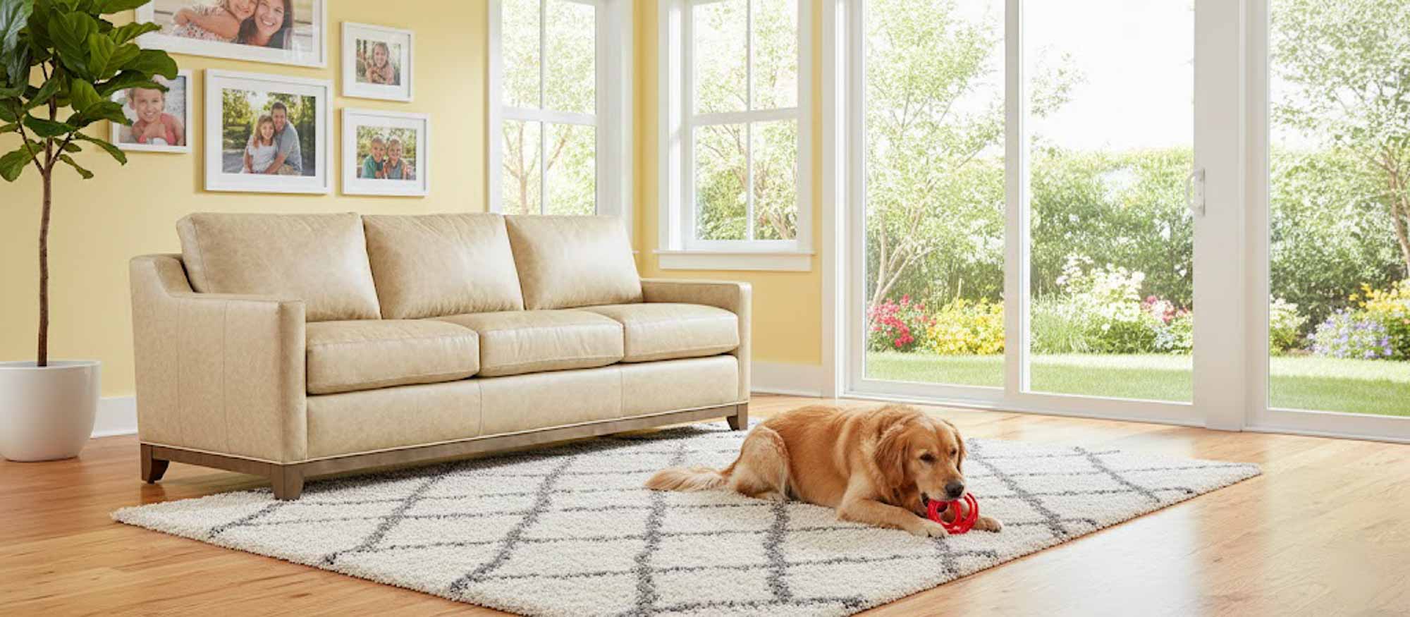 Gambill Leather Loveseat - Image 5
