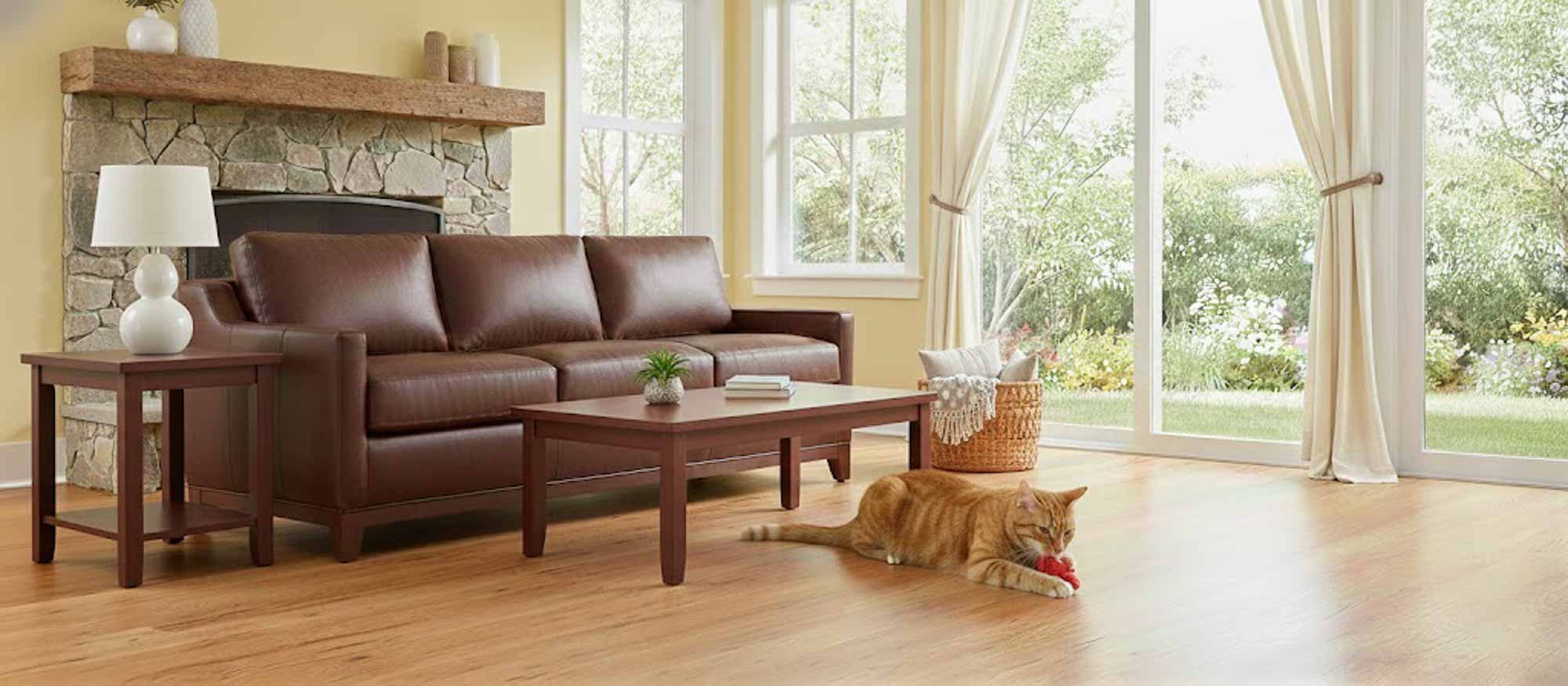 Gambill Leather Sofa - Image 4