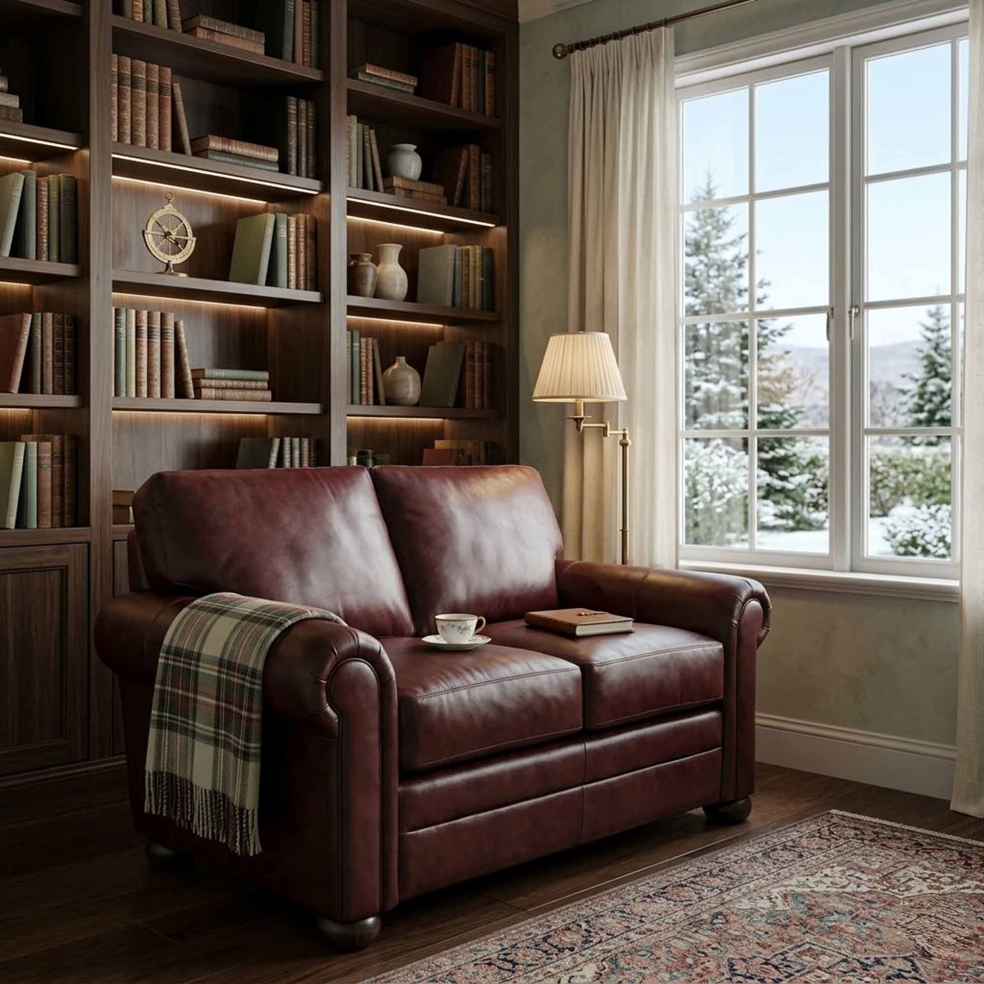 Georgia Leather Loveseat - Image 2