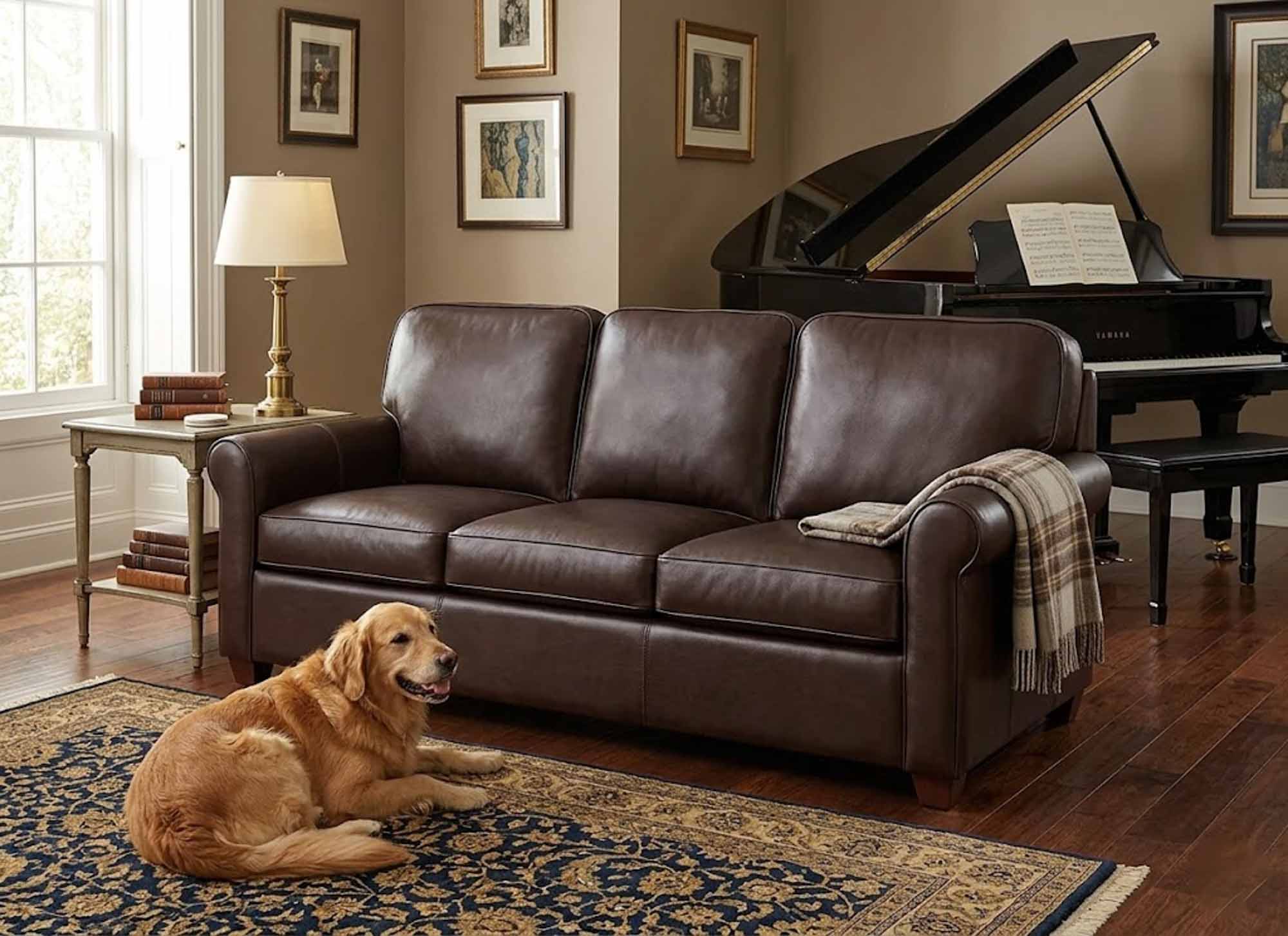 Glendale Leather Sofa - Image 3