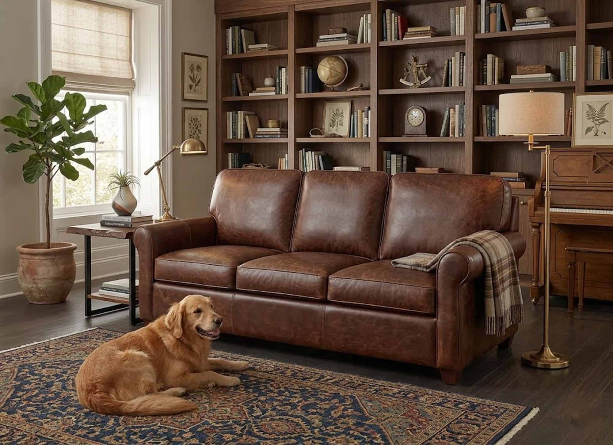 Glendale Leather Sofa - Image 5
