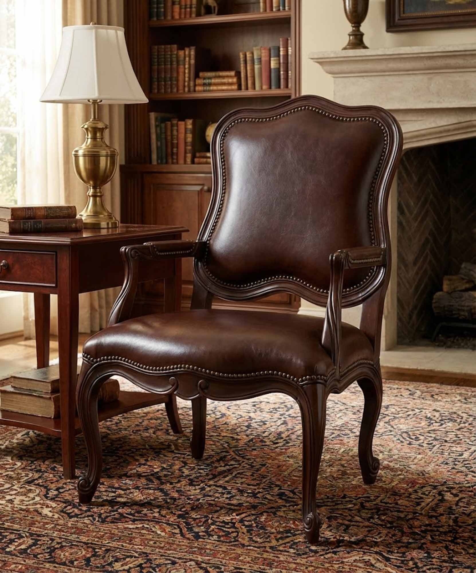 Grace Leather Chair - Image 4