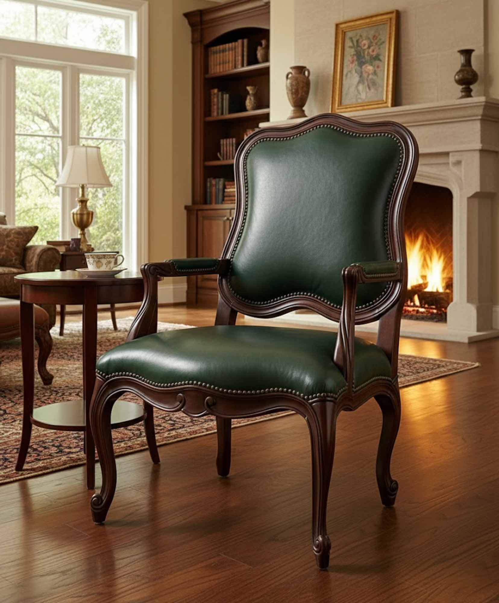 Grace Leather Chair - Image 5