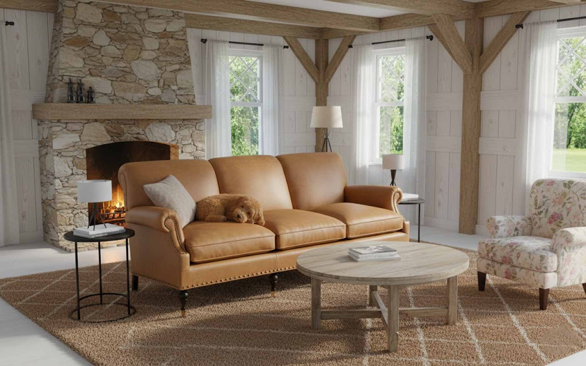Grand Canyon Leather Loveseat - Image 8