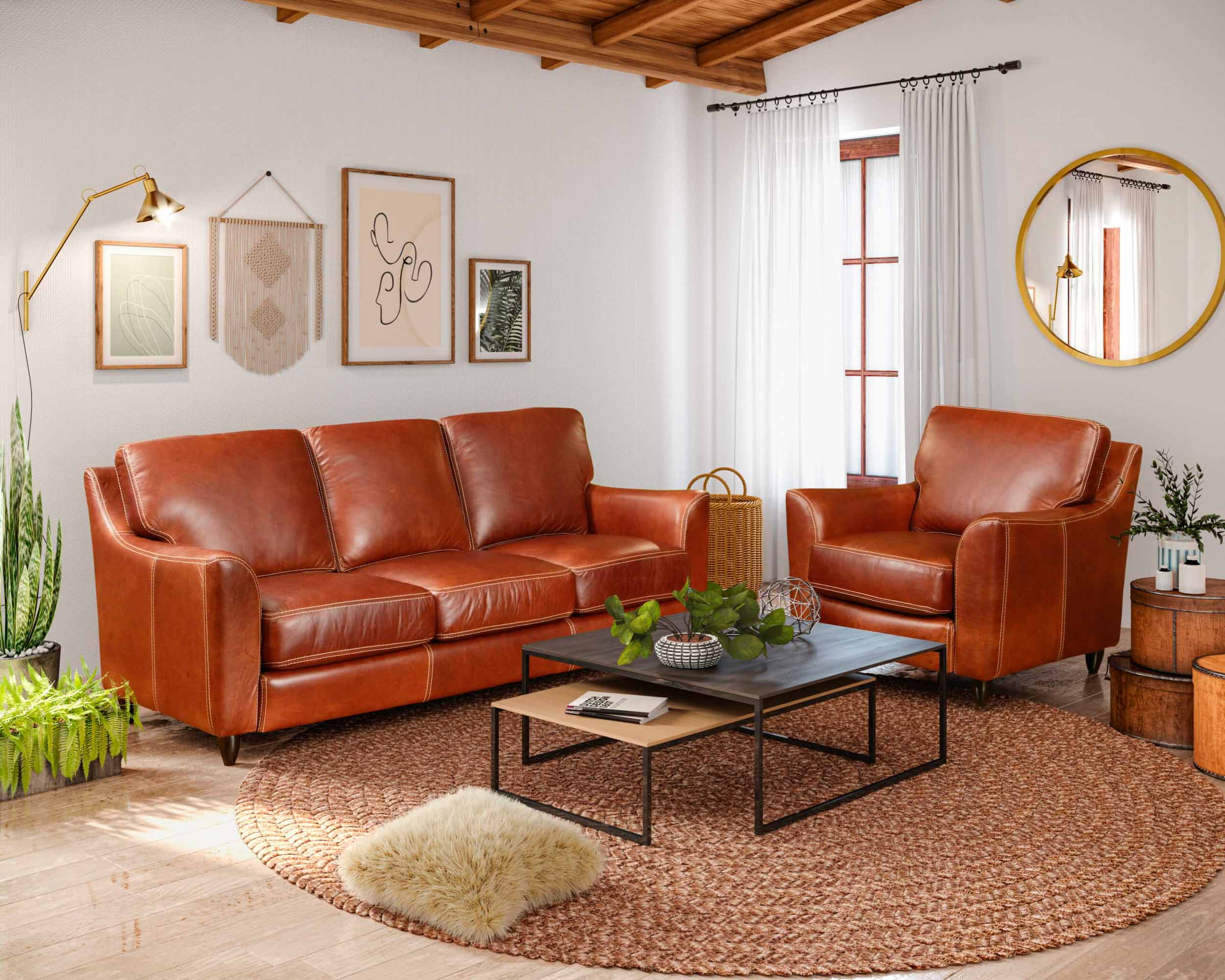 Great Texas Leather Chair - Image 3