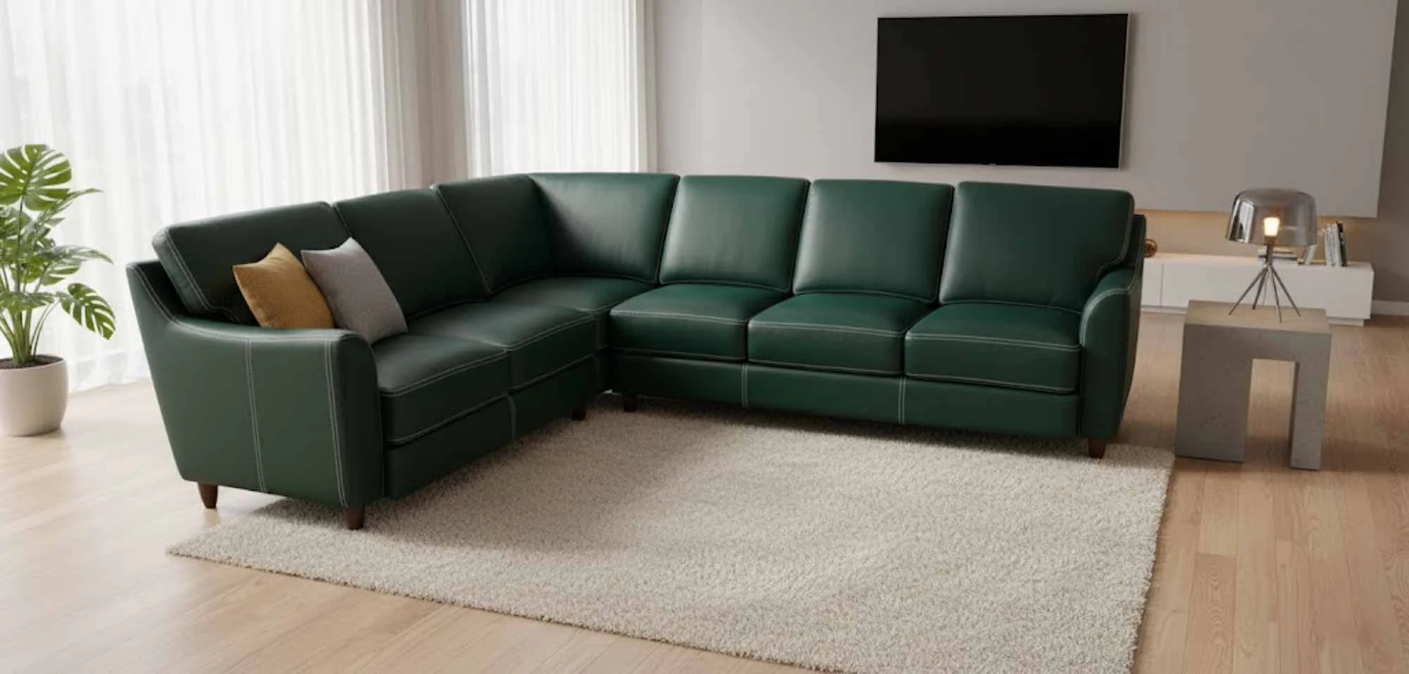 Great Texas Leather Sectional - Image 2