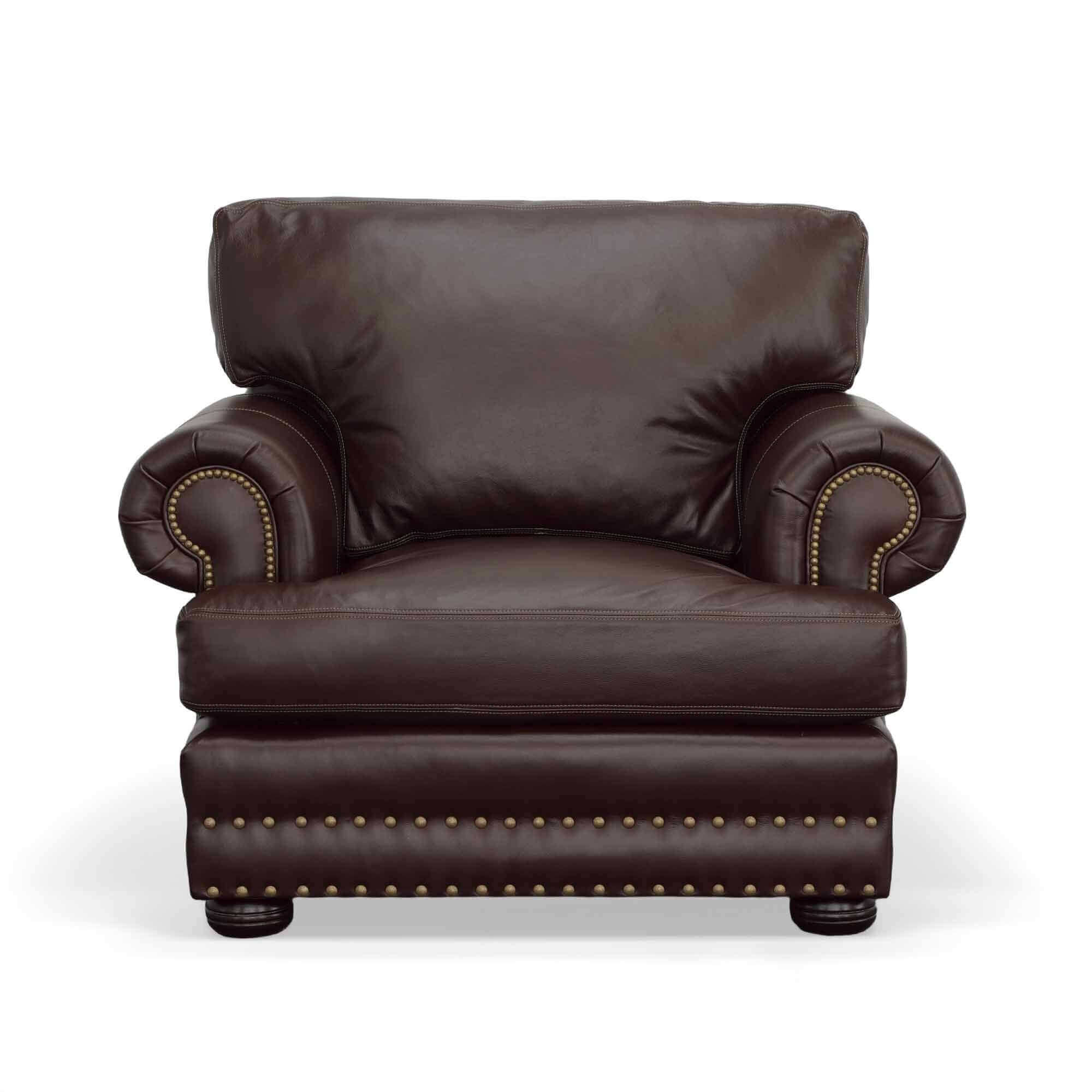 Greystone Leather Lounge Chair - Image 2
