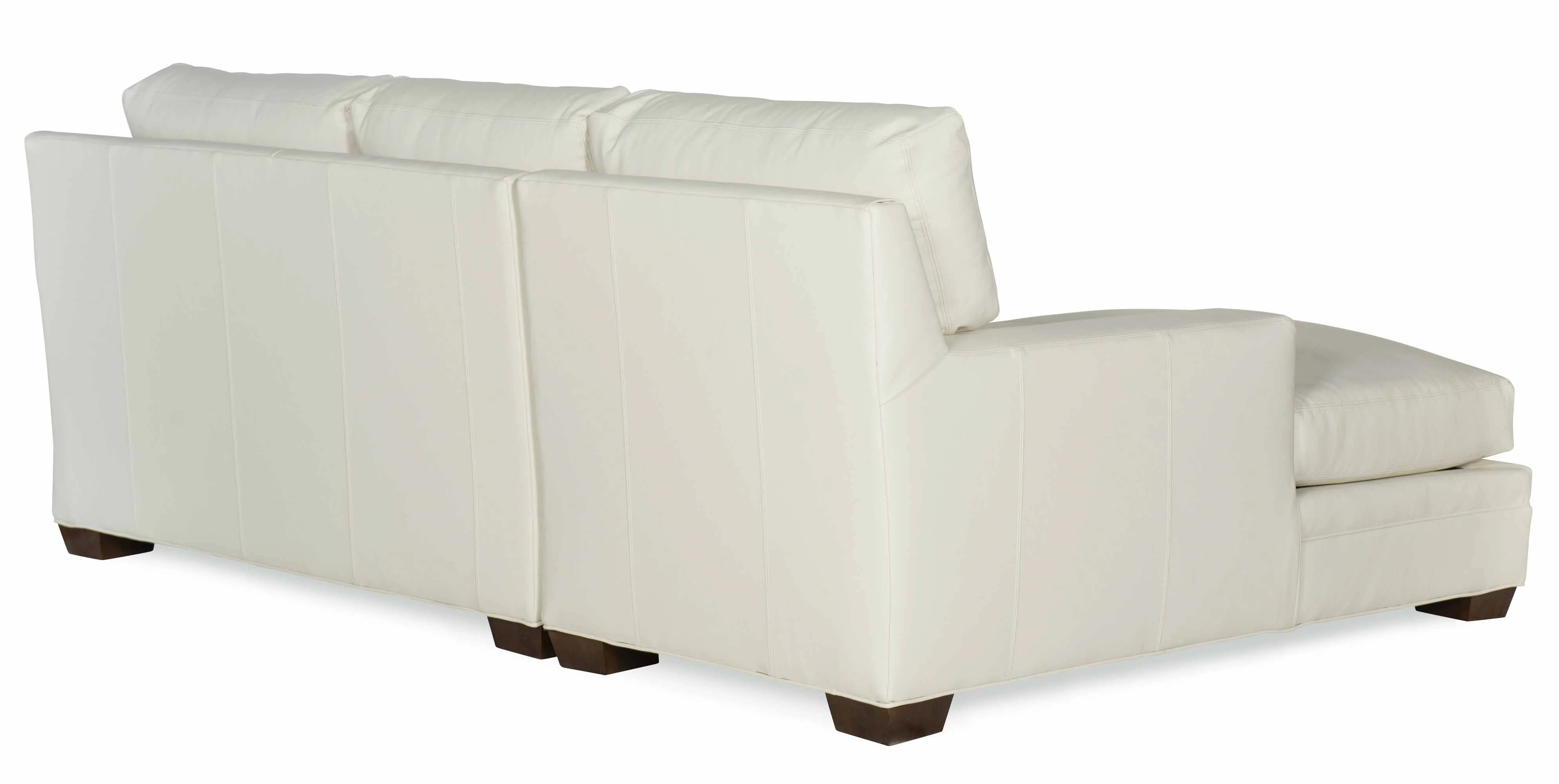 Hanley Leather Sofa With Chaise - Image 4