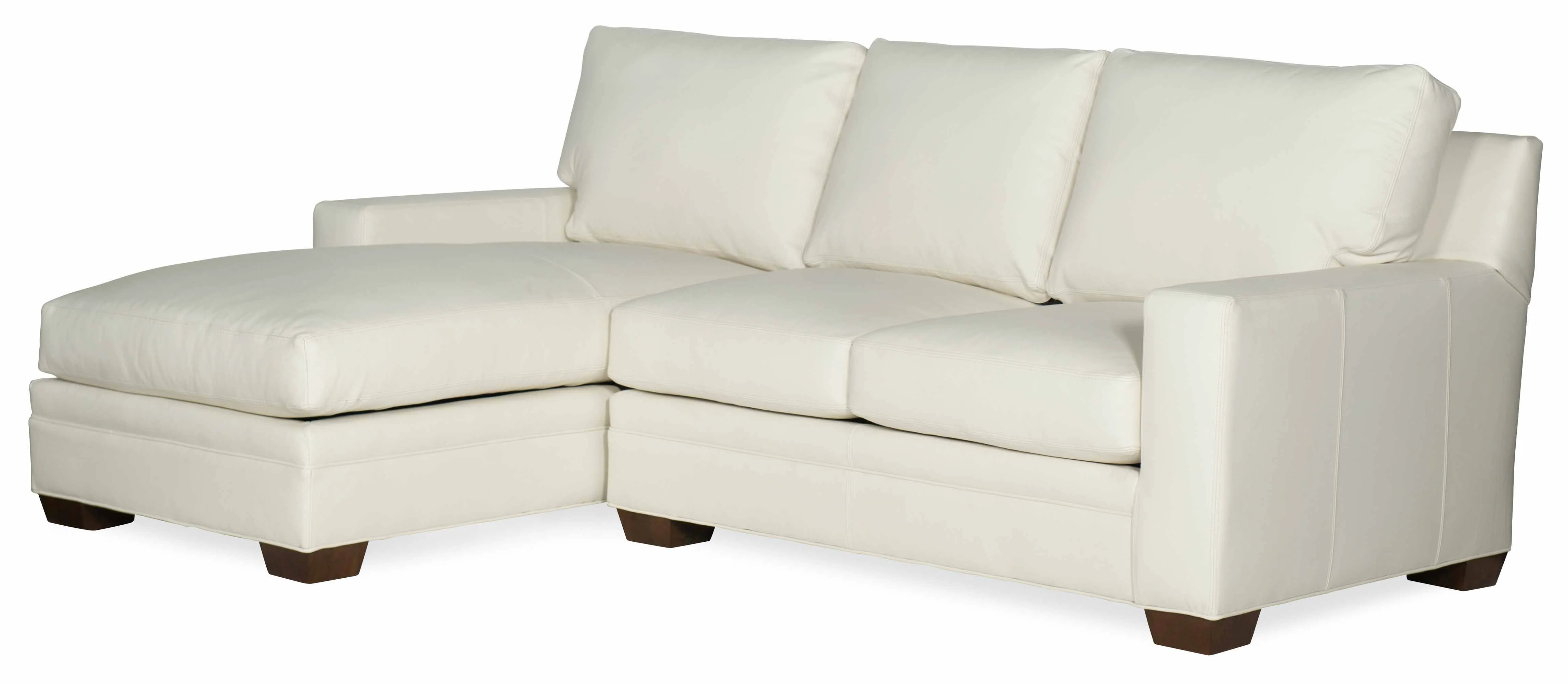 Hanley Leather Sofa With Chaise - Image 5