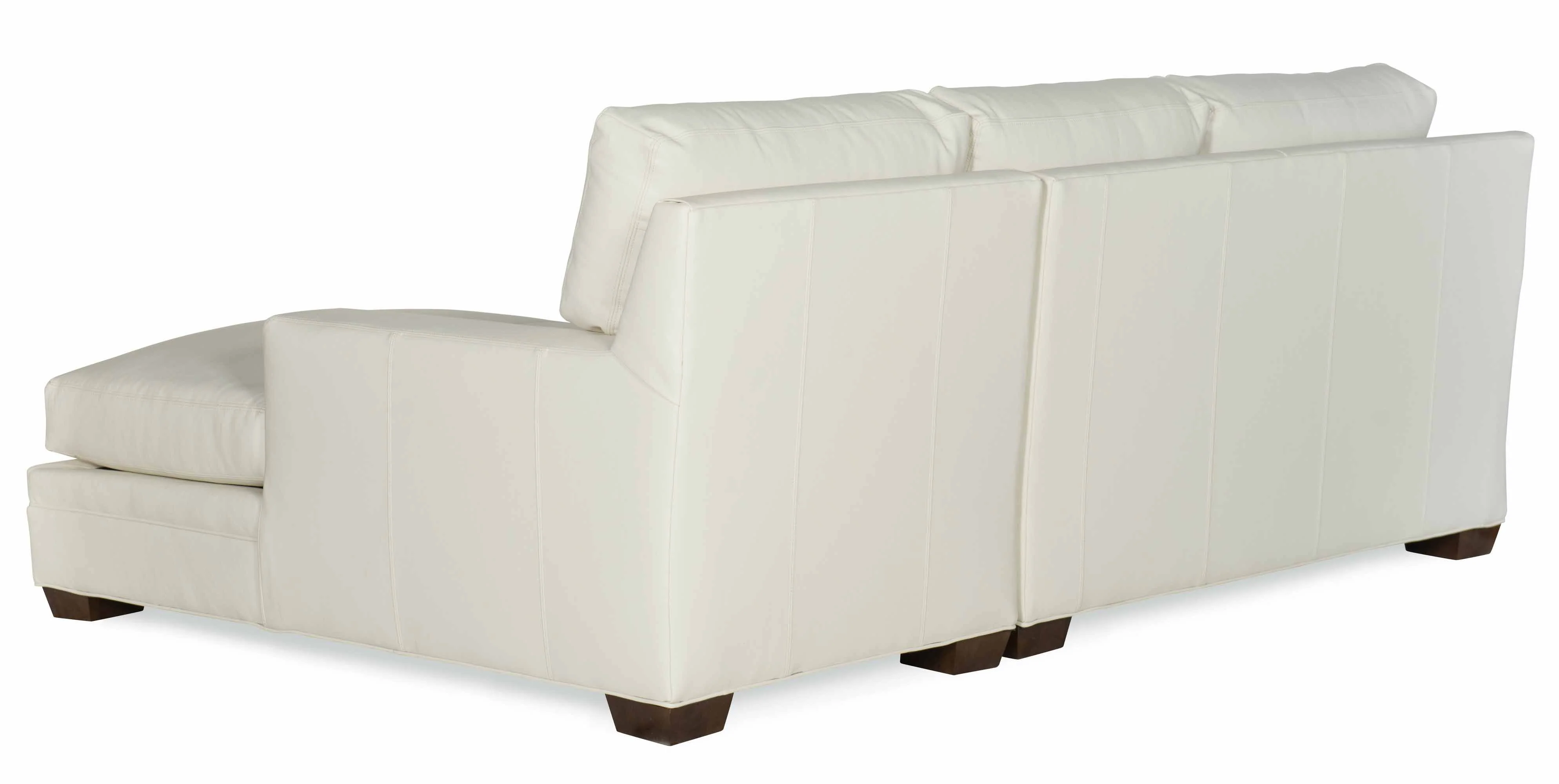 Hanley Leather Sofa With Chaise - Image 6