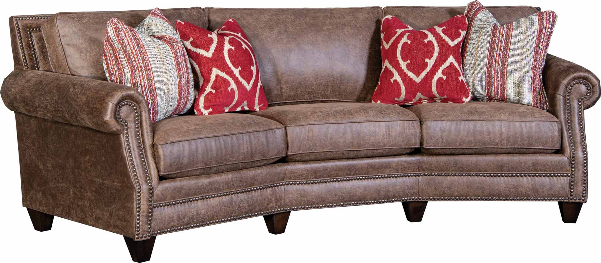 Hardy Leather Conversation Sofa