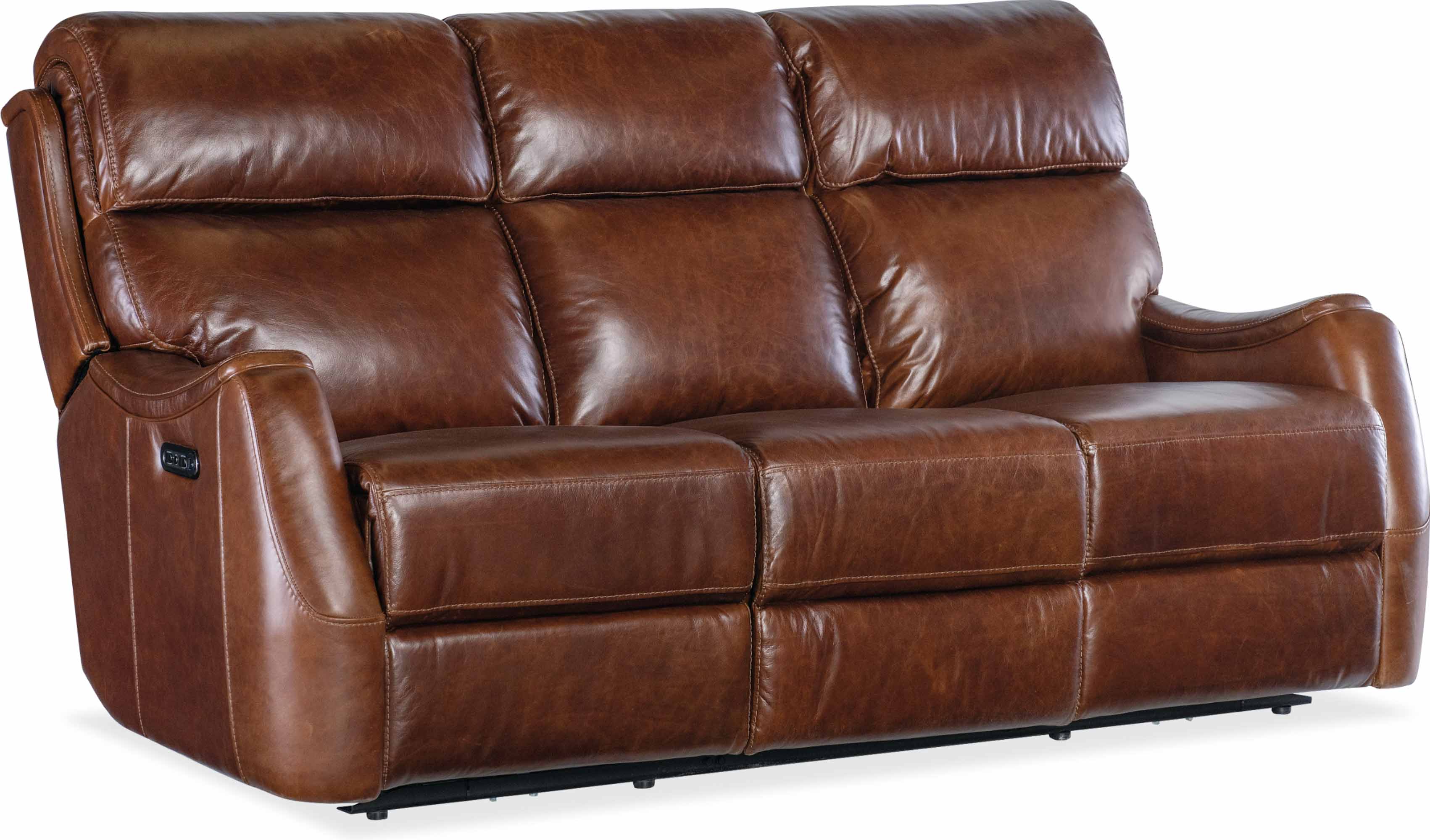 Harlan Zero Gravity Leather Power Reclining Sofa With Articulating Headrest