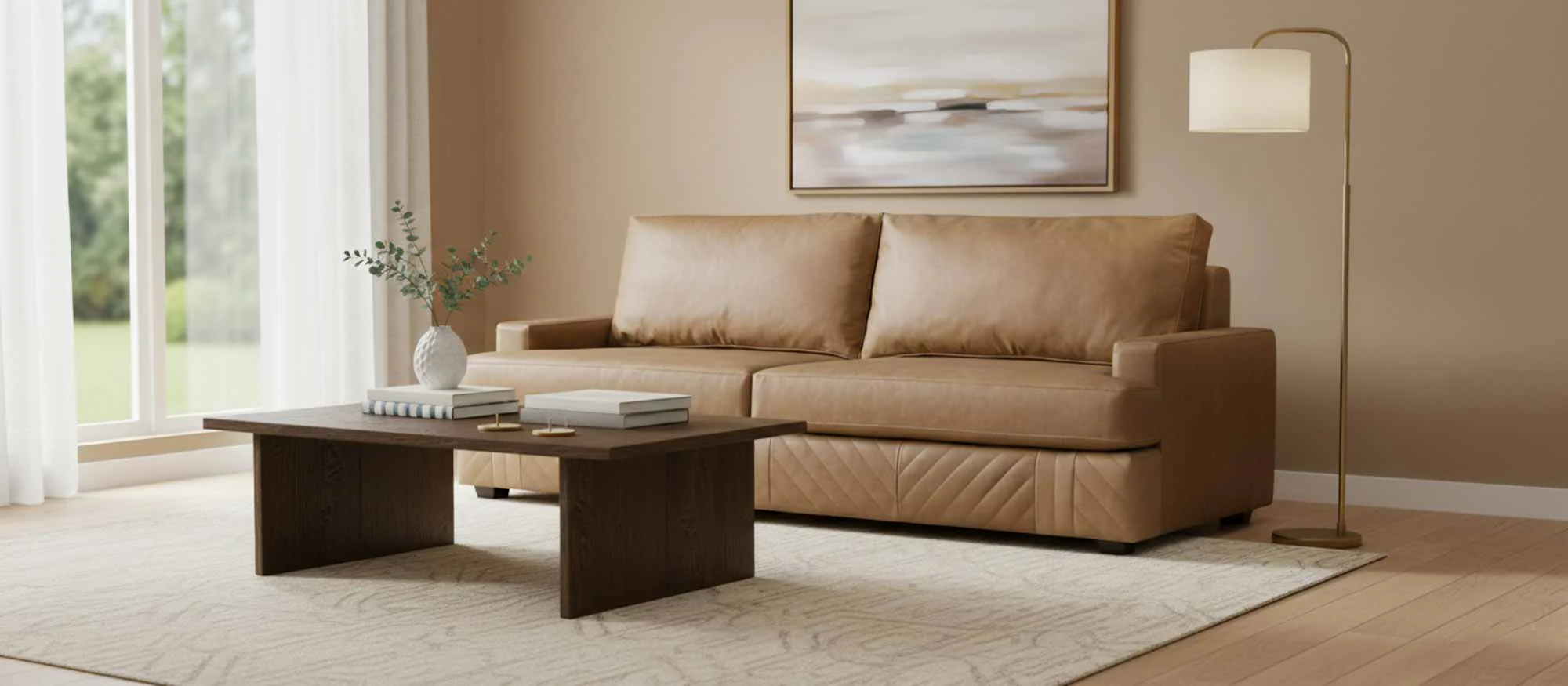 Harriman Leather Sofa - Image 7