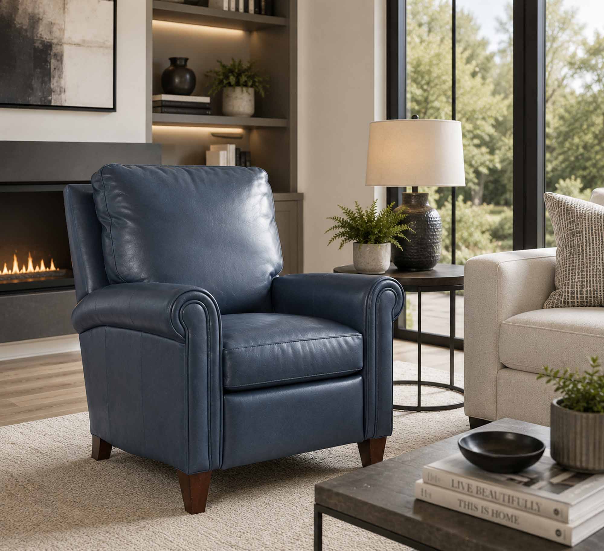 Haskins Leather Recliner - Image 7