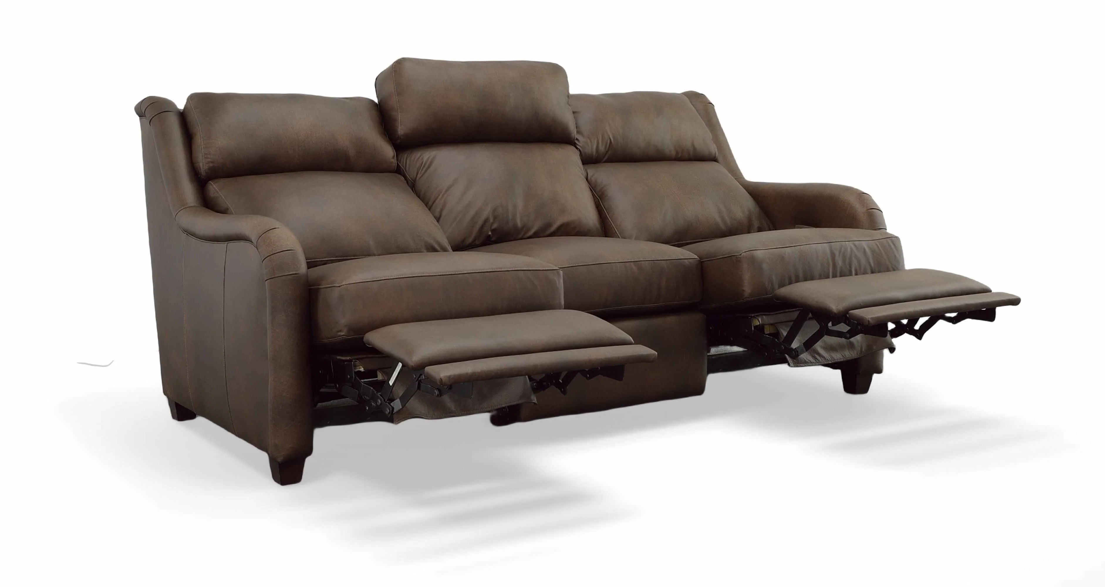 Hattie Leather Power Reclining Sofa With Articulating Headrest - Image 4