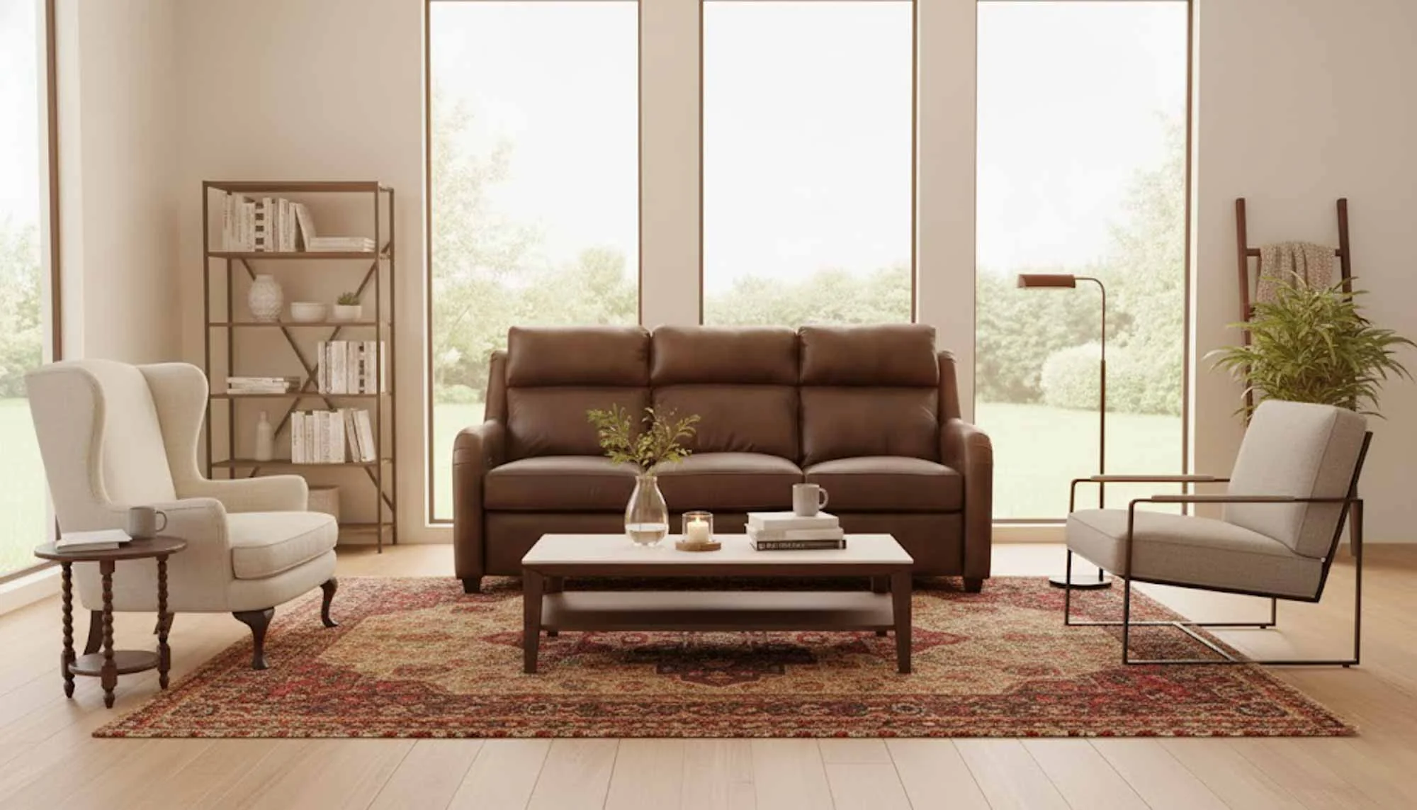 Hattie Leather Power Reclining Sofa With Articulating Headrest - Image 5