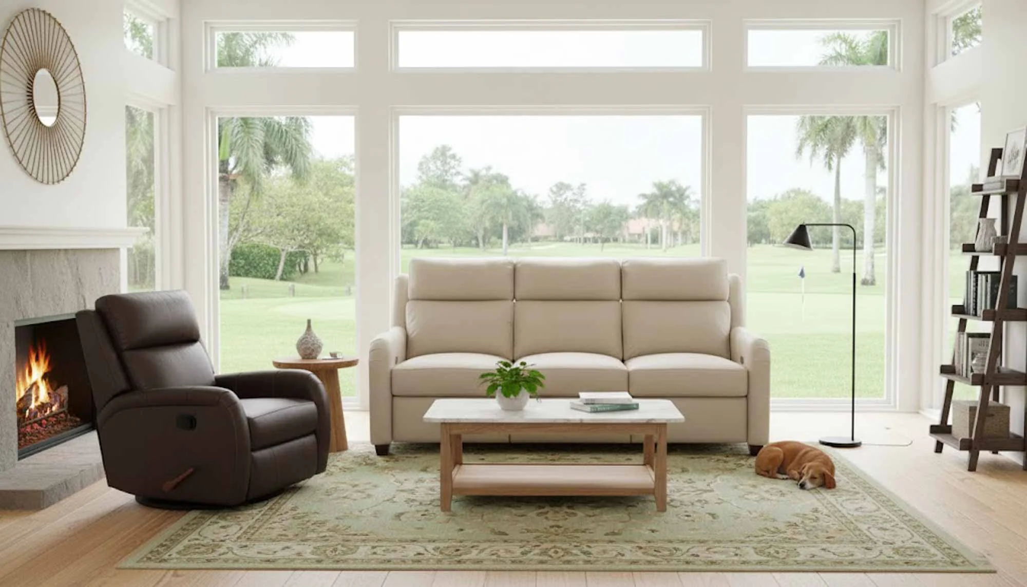 Hattie Leather Power Reclining Sofa With Articulating Headrest - Image 7