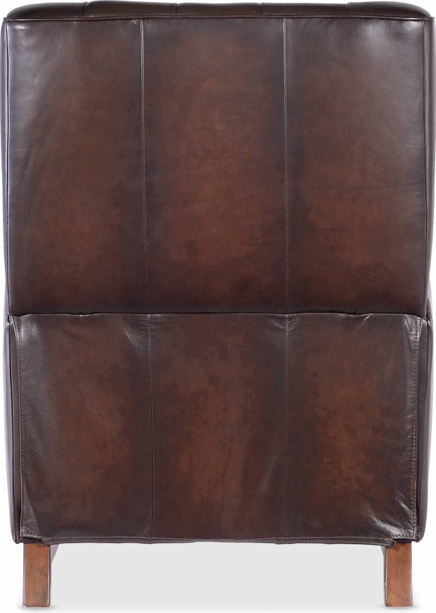 Hendrick Leather Recliner In Brown - Image 3