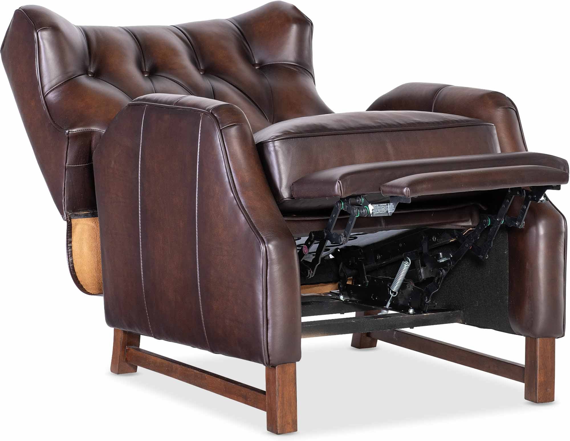 Hendrick Leather Recliner In Brown - Image 5