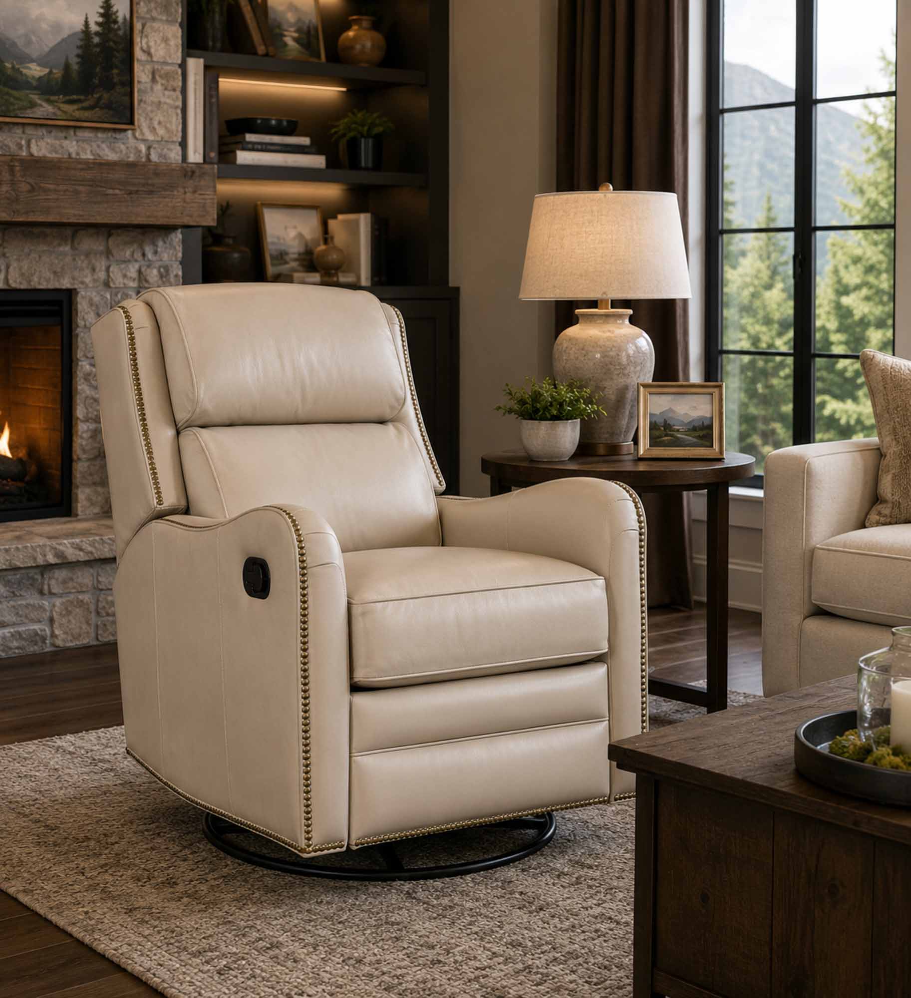 Henley Leather Wall Hugger Recliner - Image 5