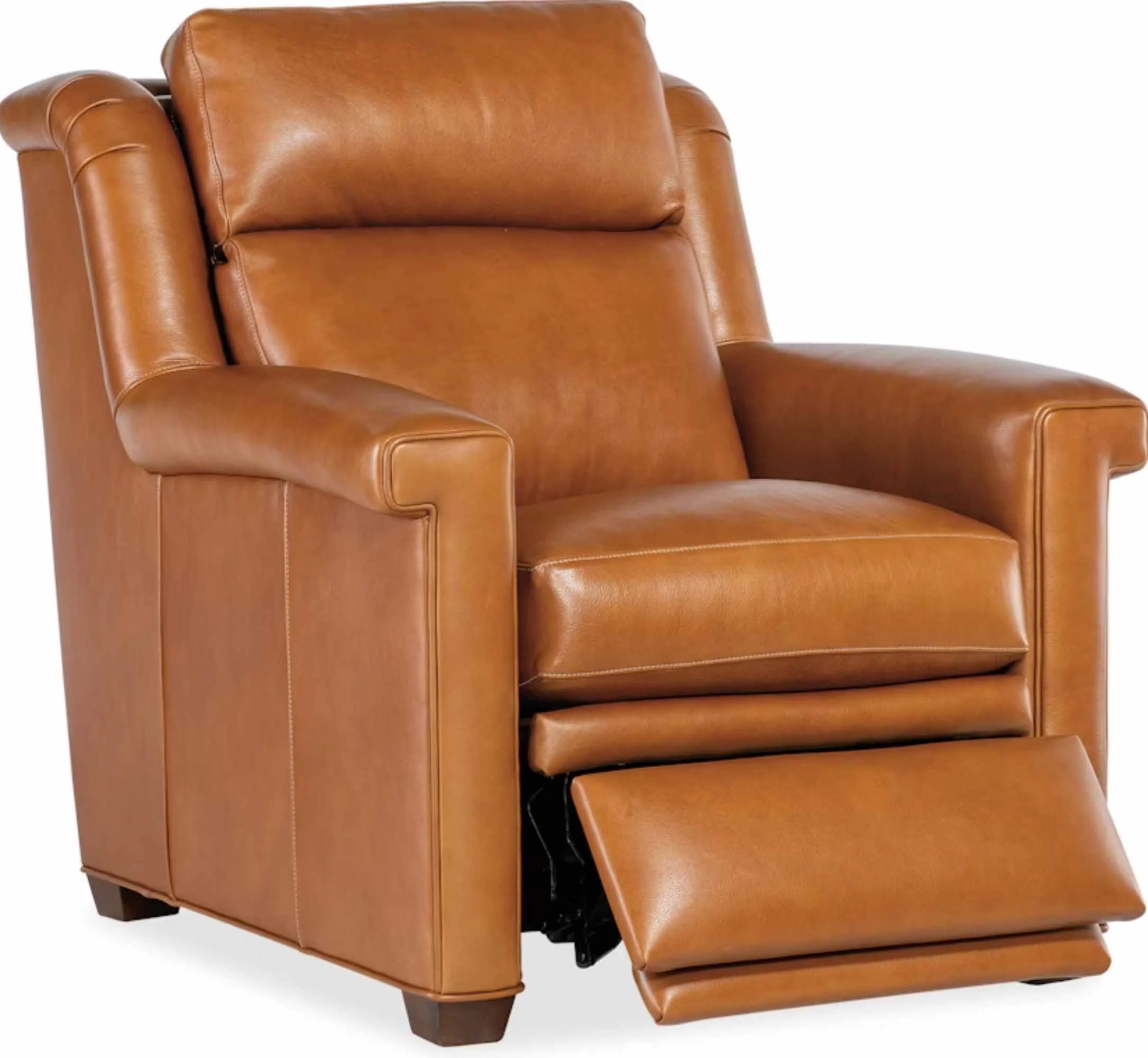 Oatis Leather Power Recliner With Articulating Headrest - Image 4