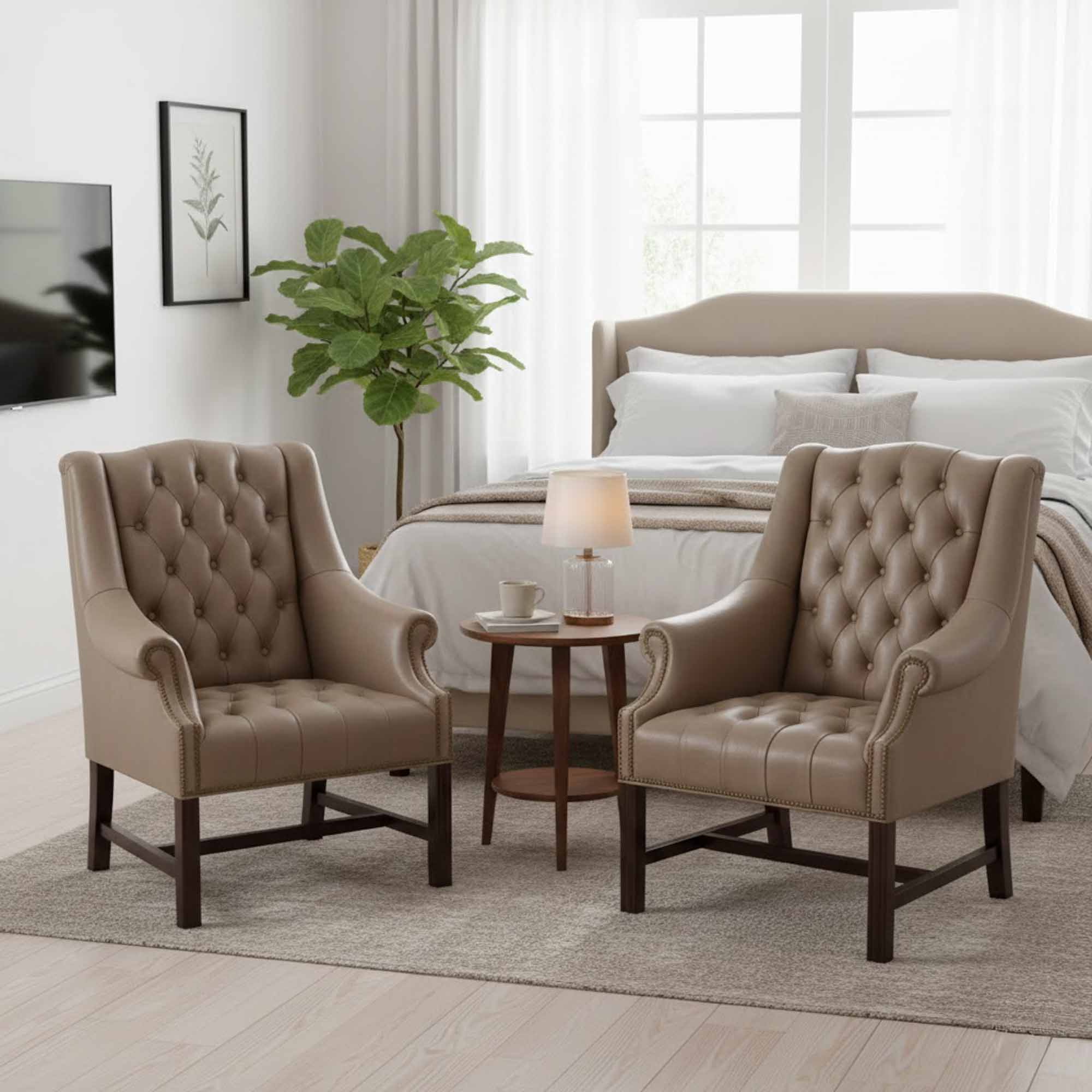 Italy Leather Chair - Image 5