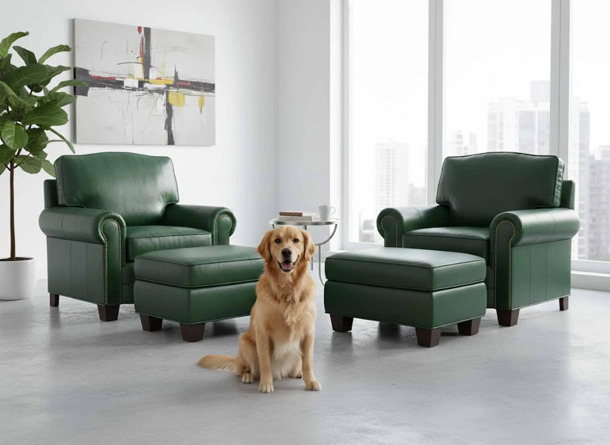 Jackson Leather Chair - Image 5