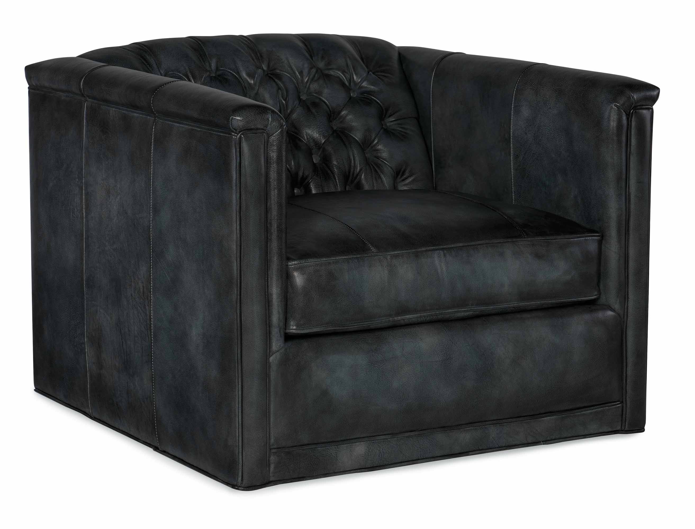 Jaden Leather Swivel Chair