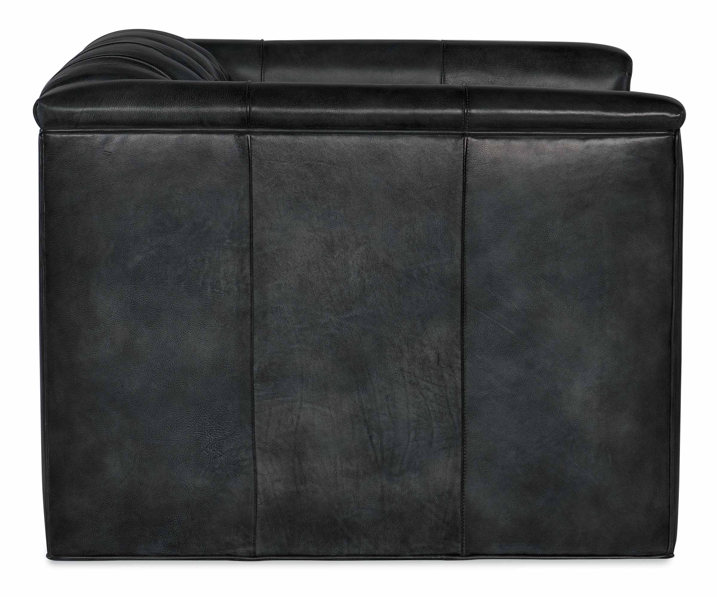 Jaden Leather Swivel Chair - Image 2