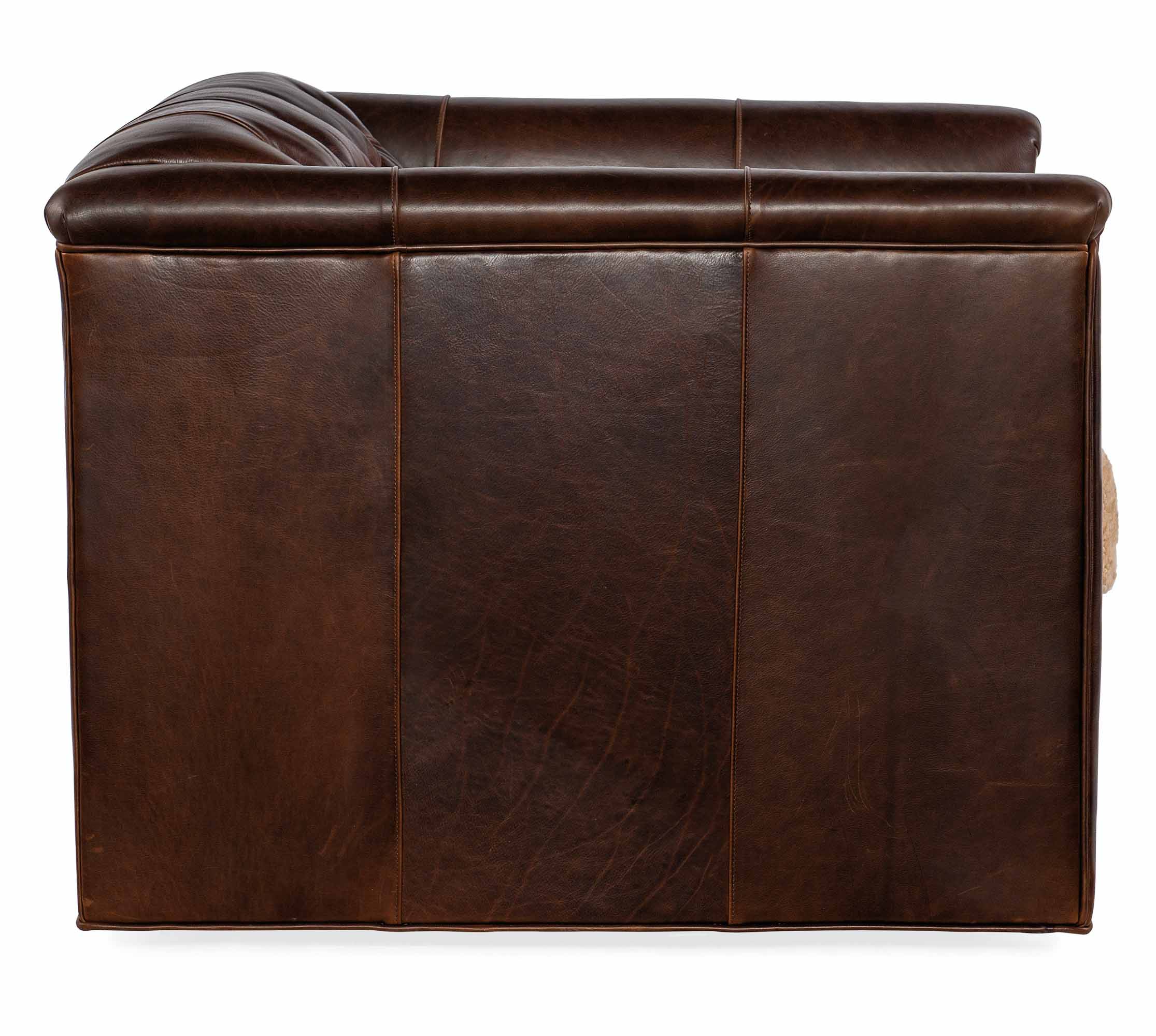 Jaden Leather Swivel Chair - Image 6