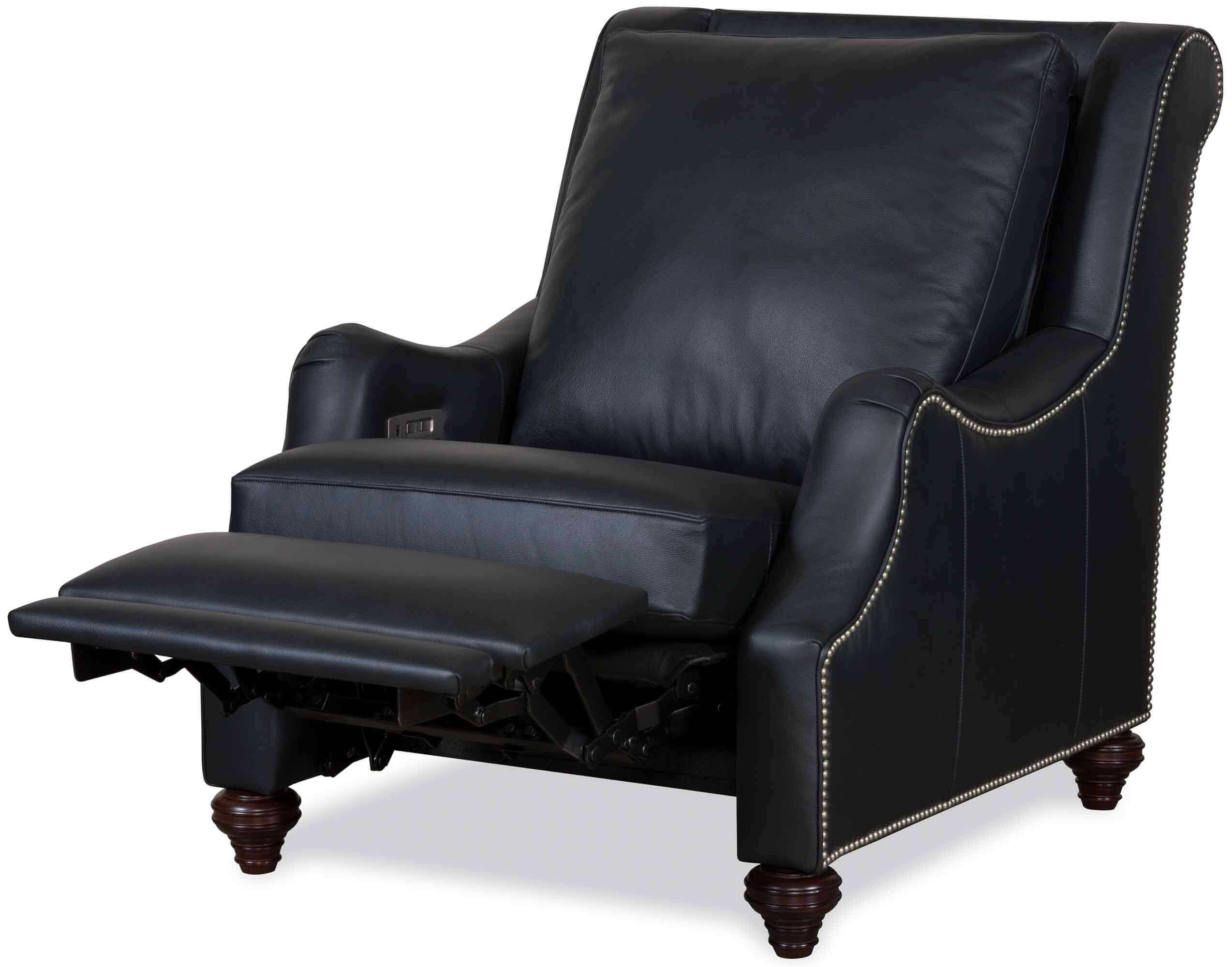 Jake Leather Power Recliner With Articulating Headrest - Image 5