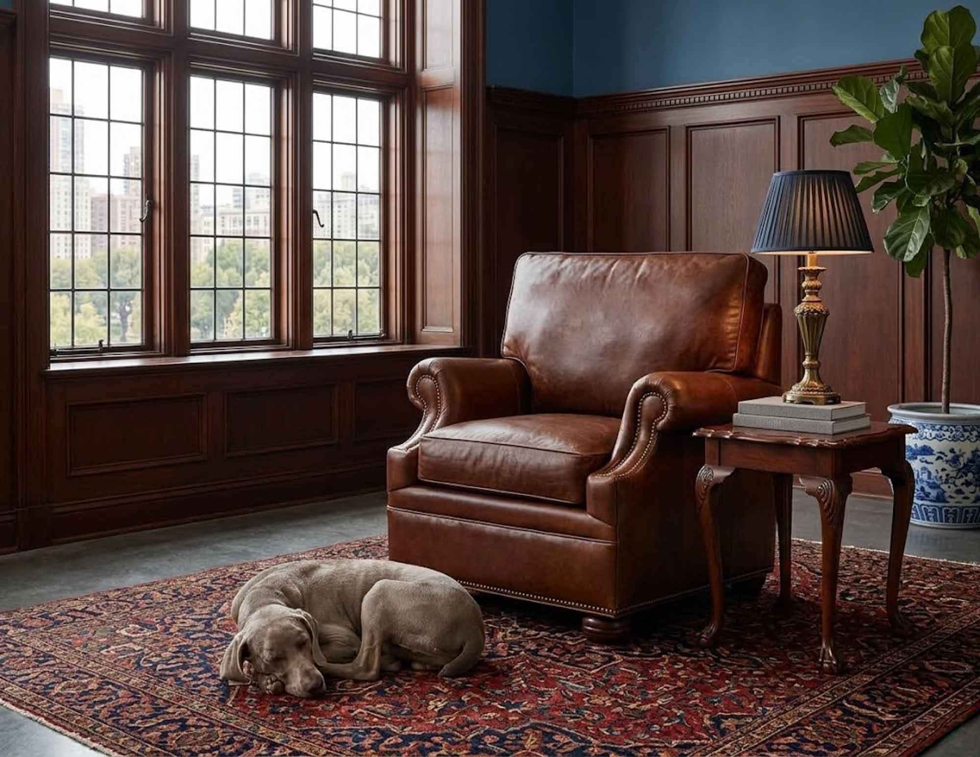 Jarrett Leather Chair - Image 5