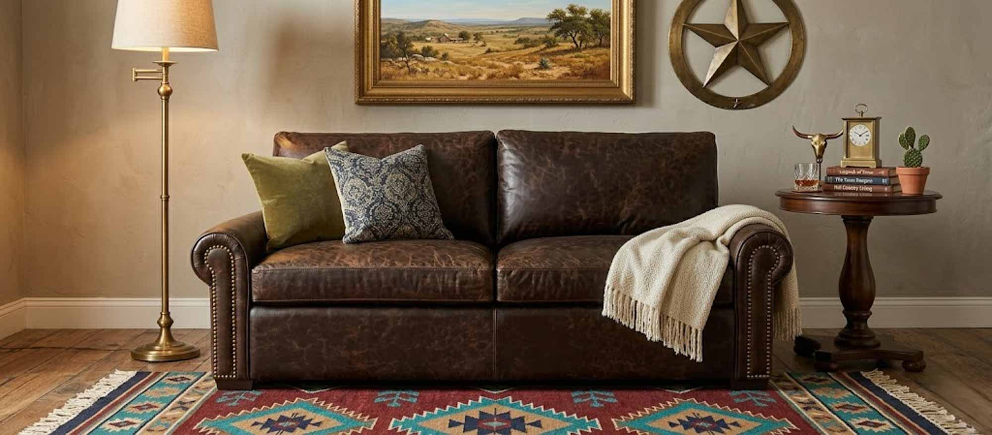 Jax 2 Leather Loveseat - Image 2