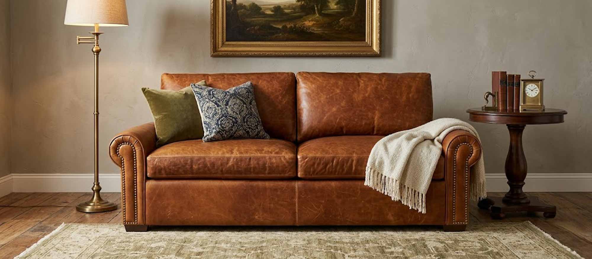 Jax 2 Leather Loveseat - Image 3