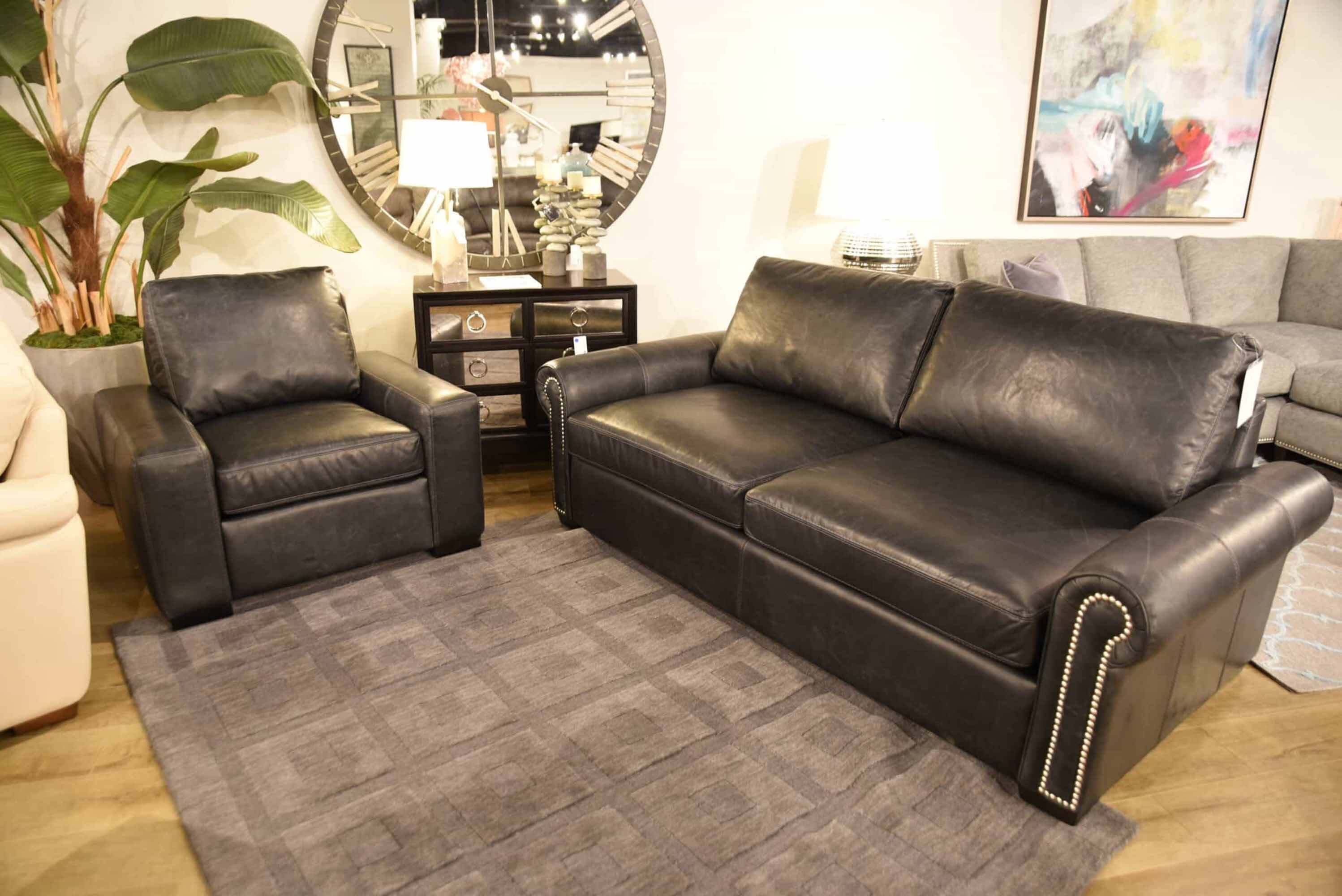 Jax 2 Leather Sofa - Image 4