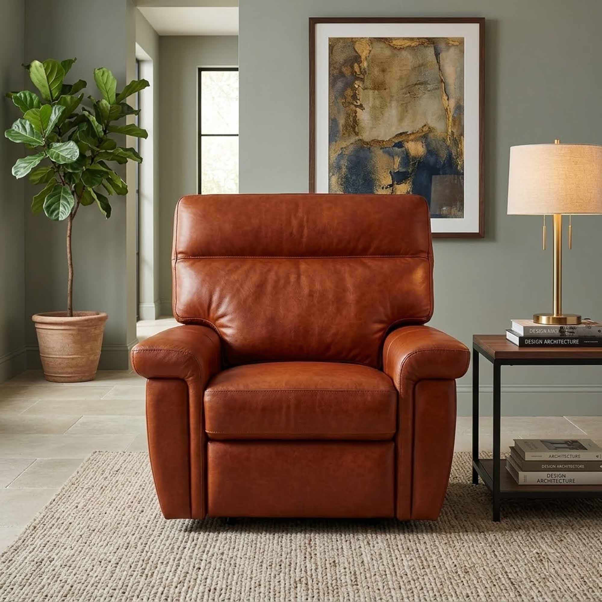 Jett Leather Zero Gravity Power Recliner With Articulating Headrest - Image 4