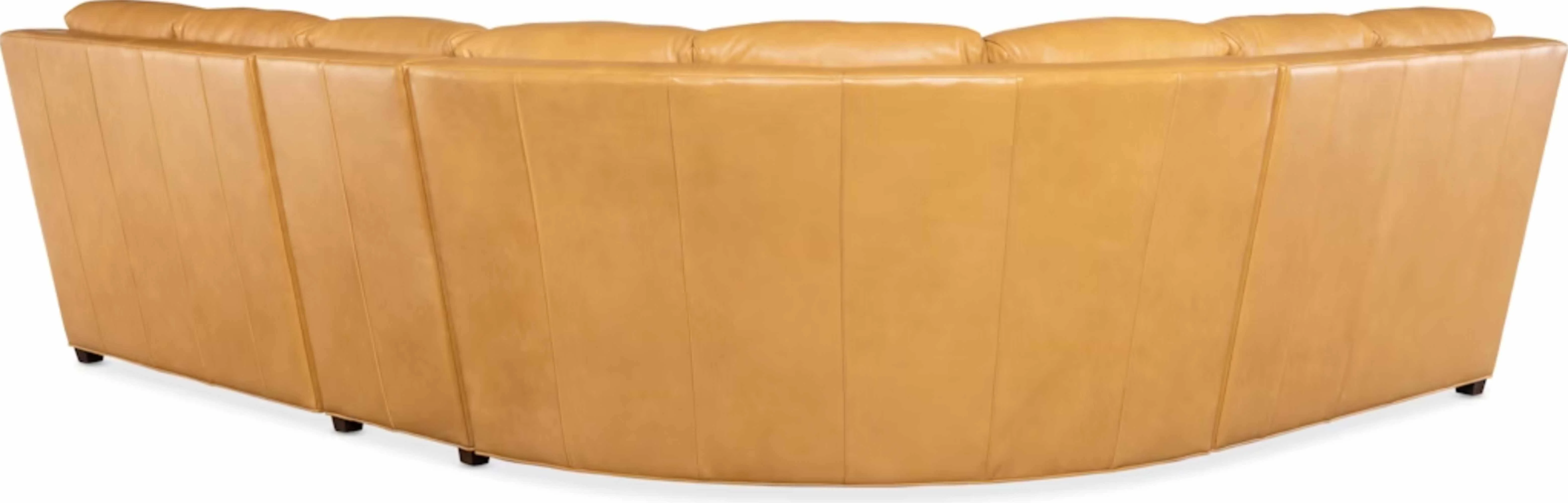 Johnson Leather Power Reclining Sectional With Articulating Headrest - Image 3