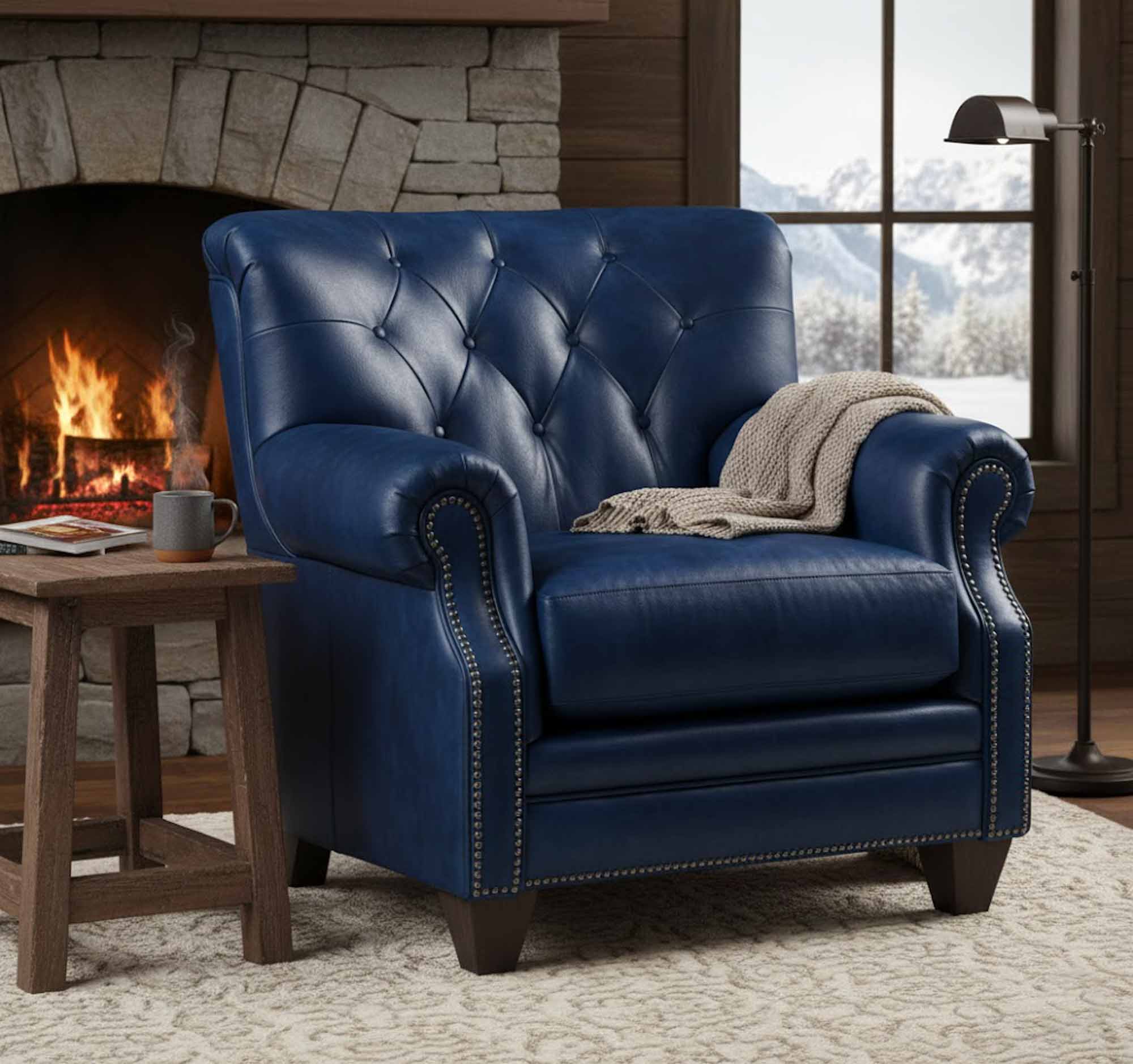 Julia Leather Chair - Image 3