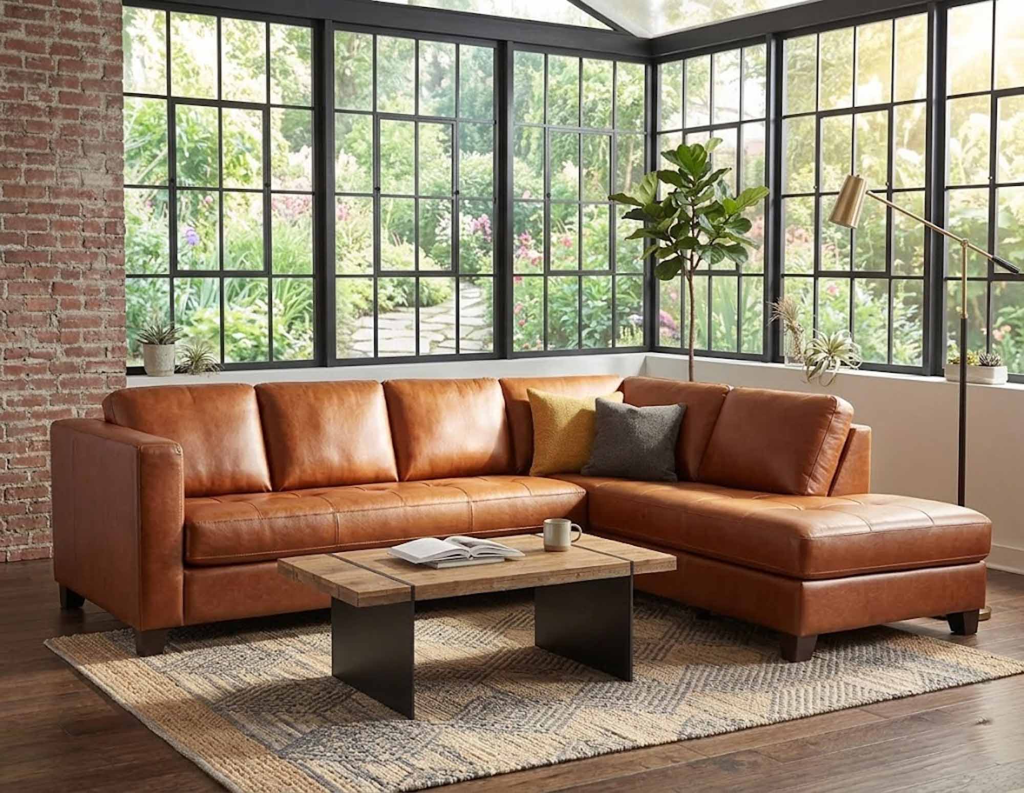 Jura Leather Sectional - Image 10