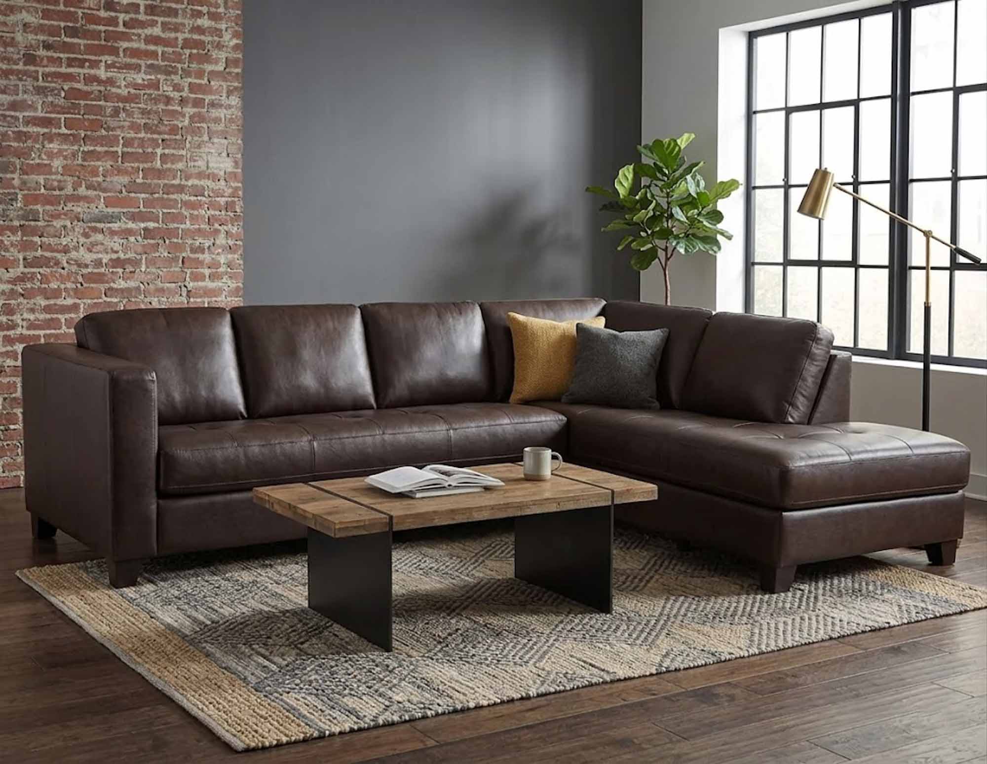 Jura Leather Sectional - Image 8