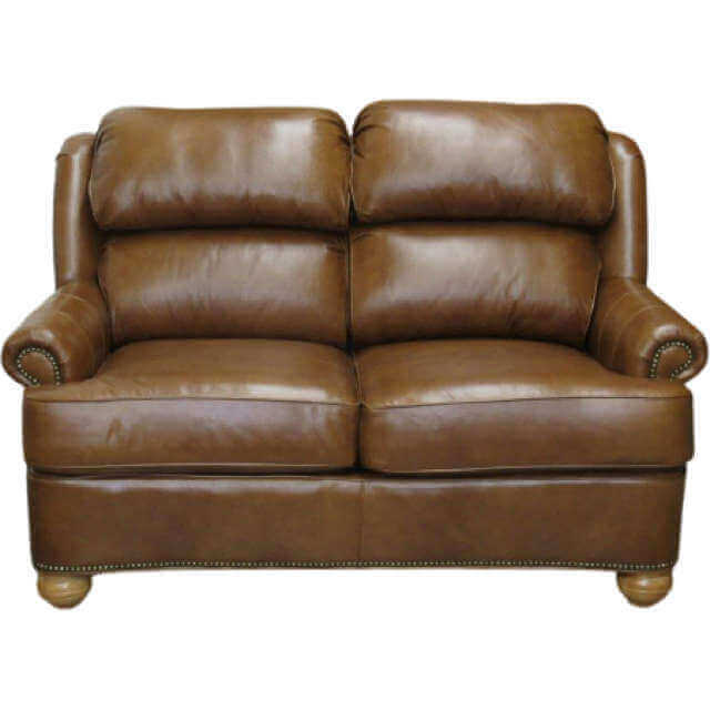 Justin Leather Loveseat - Image 4