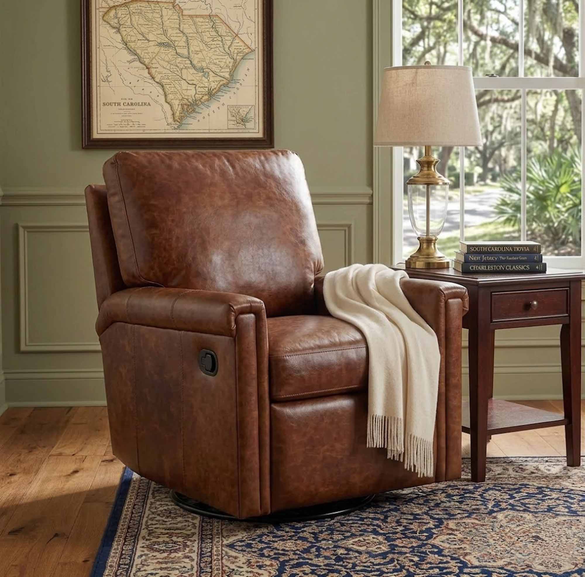 Kara Leather Wall Hugger Recliner - Image 3