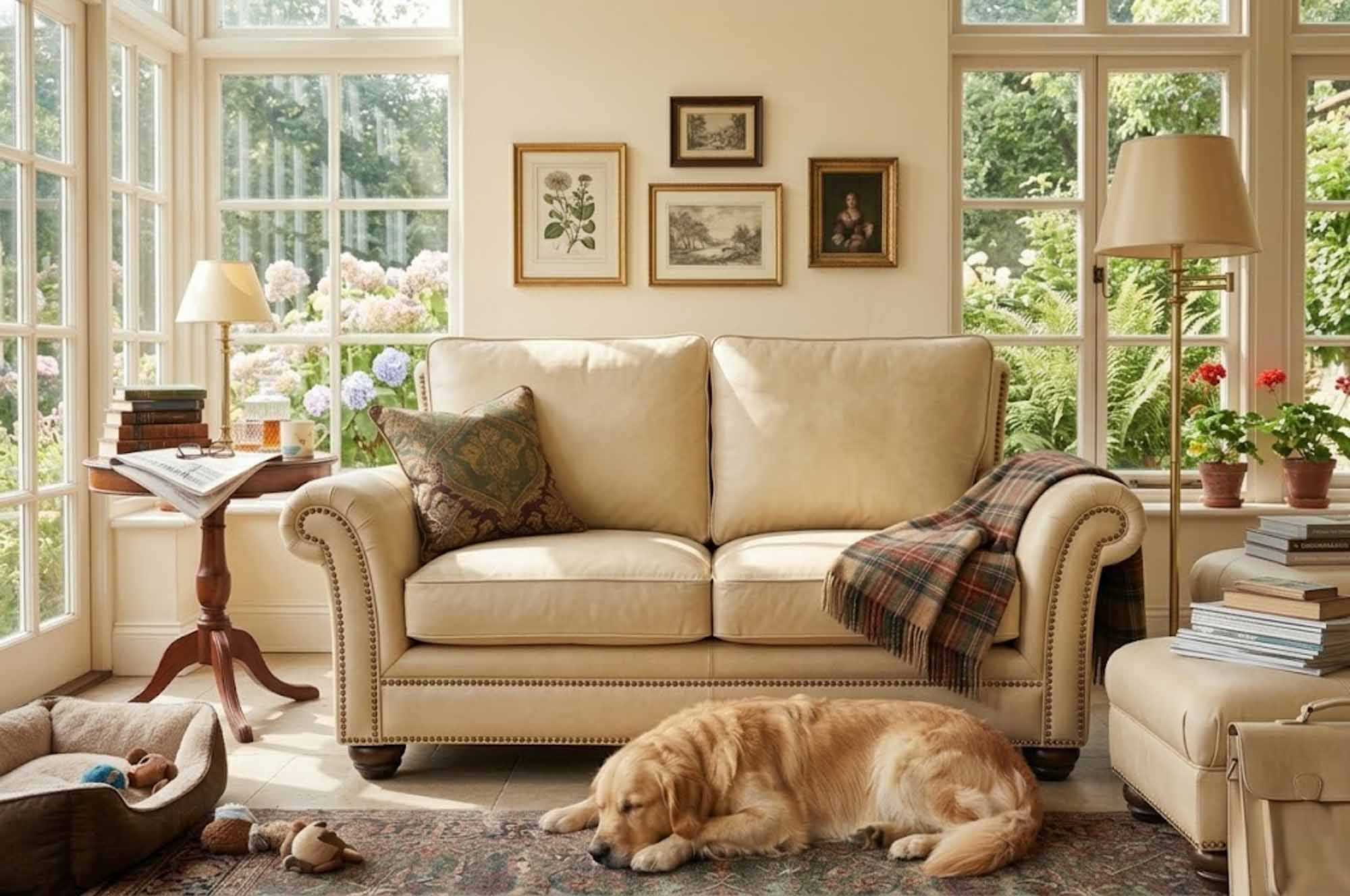 Kaymus Leather Loveseat - Image 4