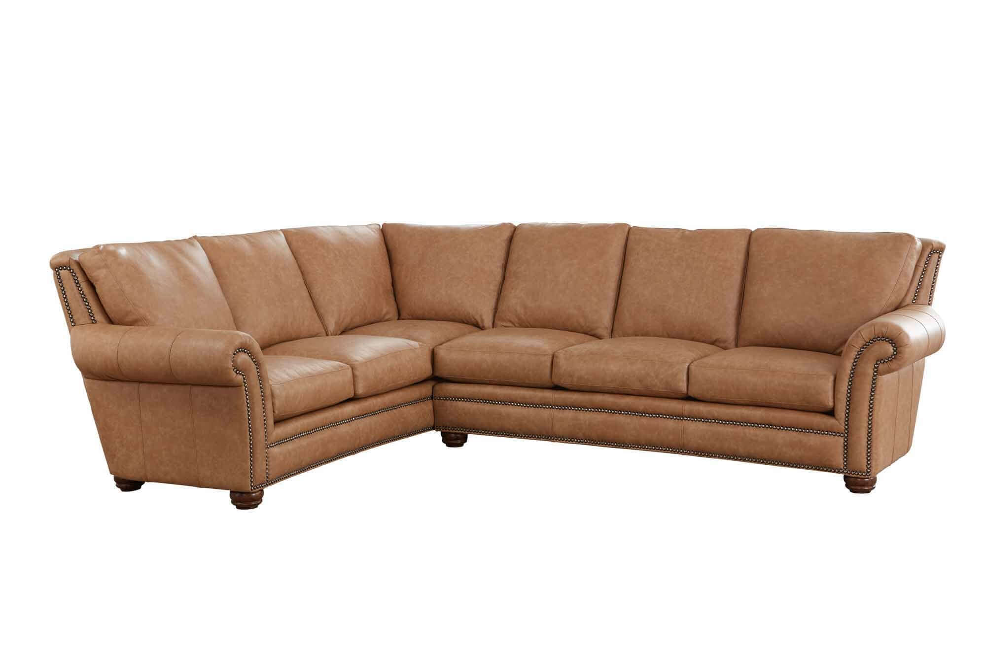 Kaymus Leather Sectional - Image 2