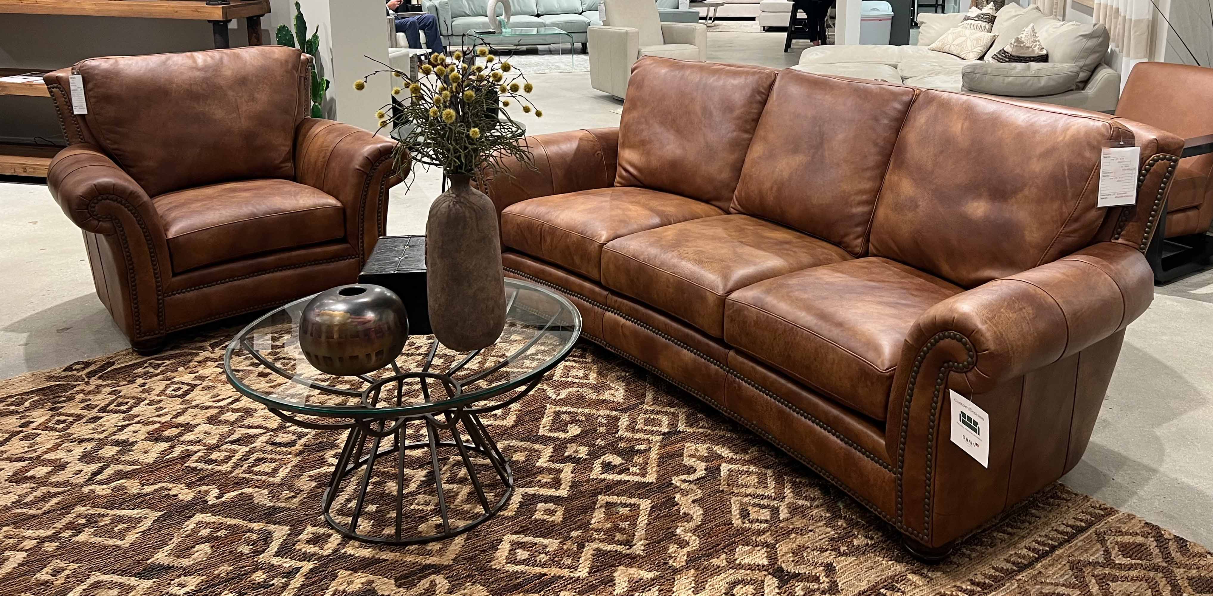 Kaymus Leather Sofa - Image 11