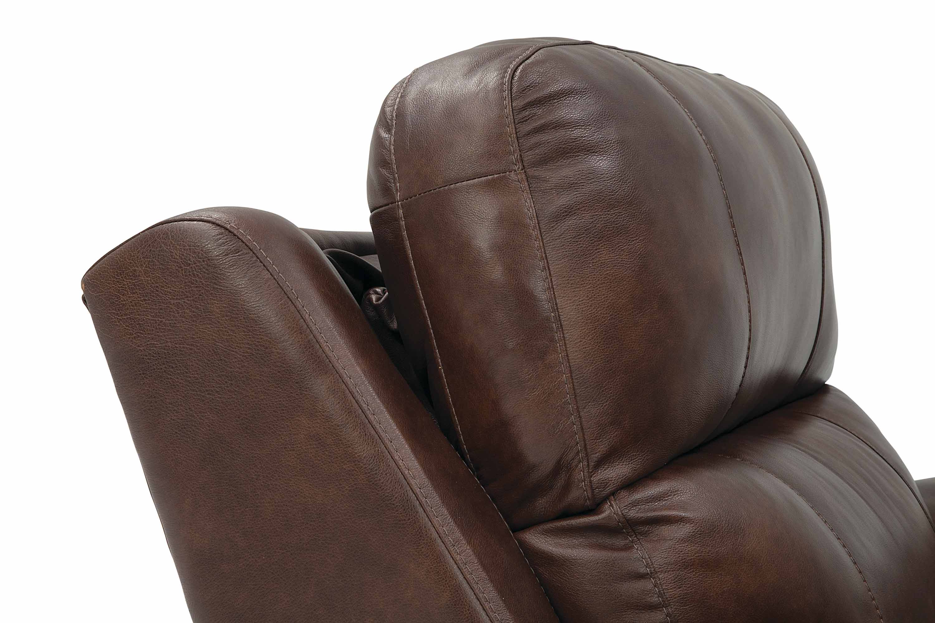 Kenaston Leather Power Reclining Loveseat With Articulating Headrest - Image 8