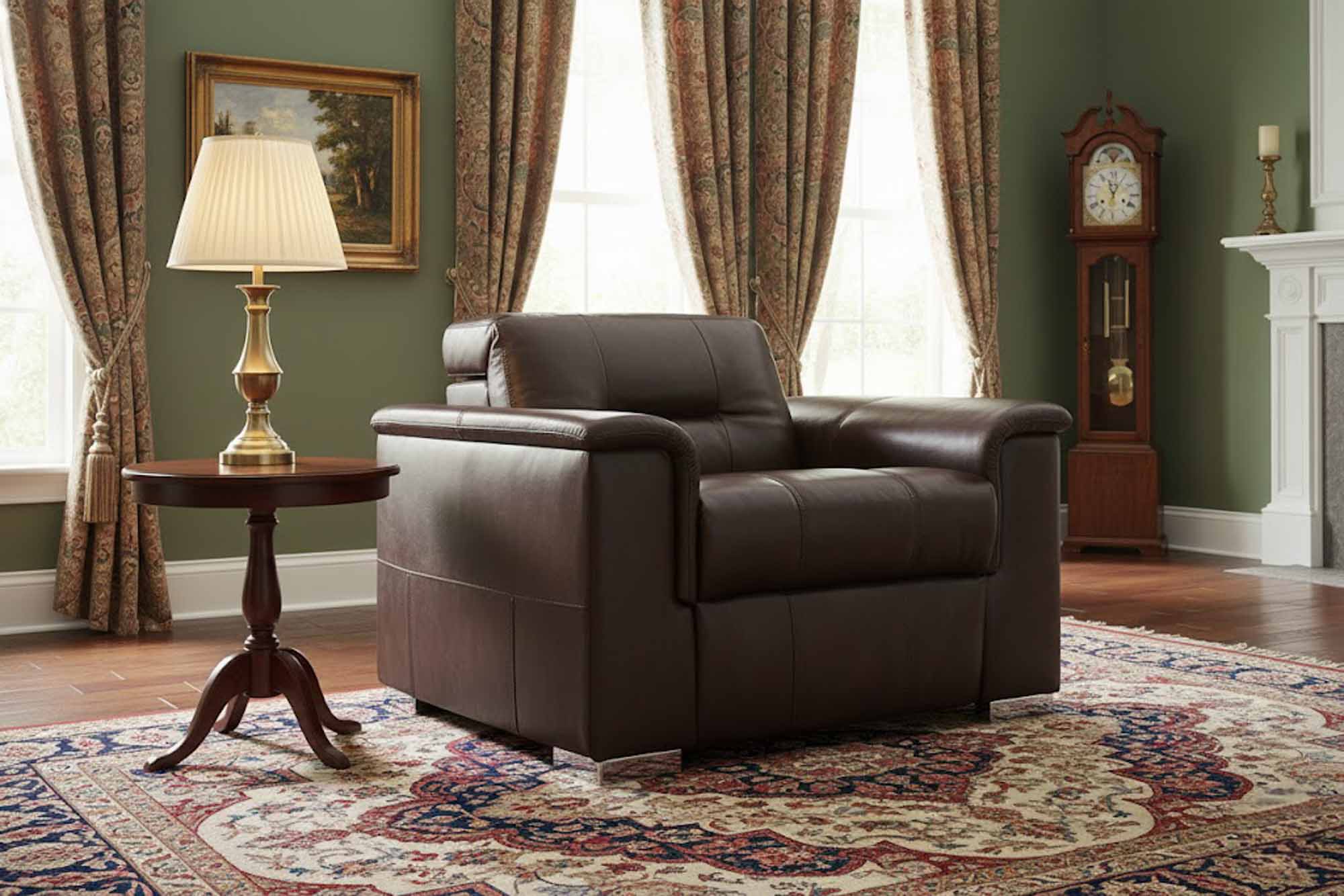 Keoni Leather Wallhugger Power Recliner With Articulating Headrest - Image 7