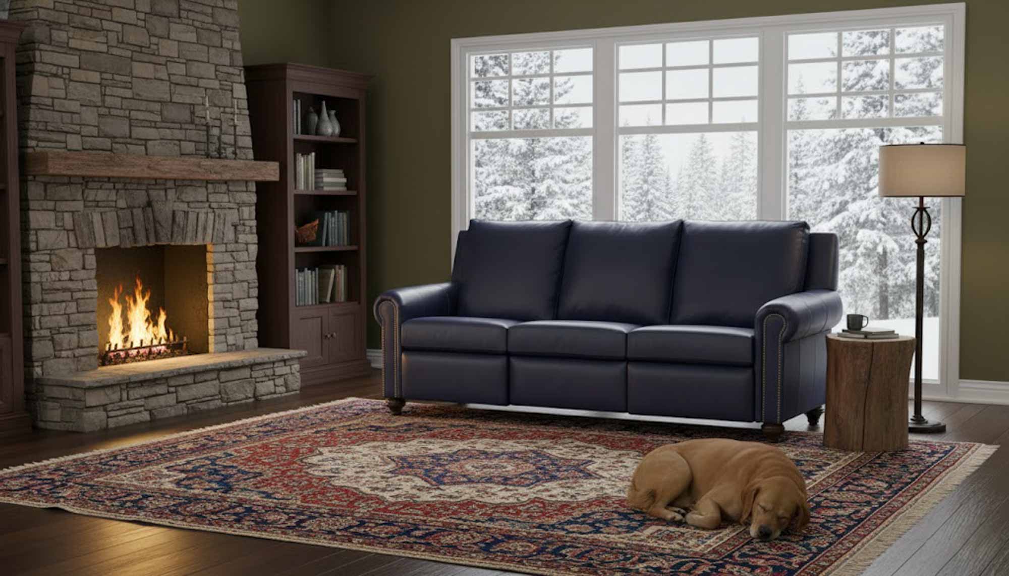 Kourt Leather Power Reclining Sofa - Image 7